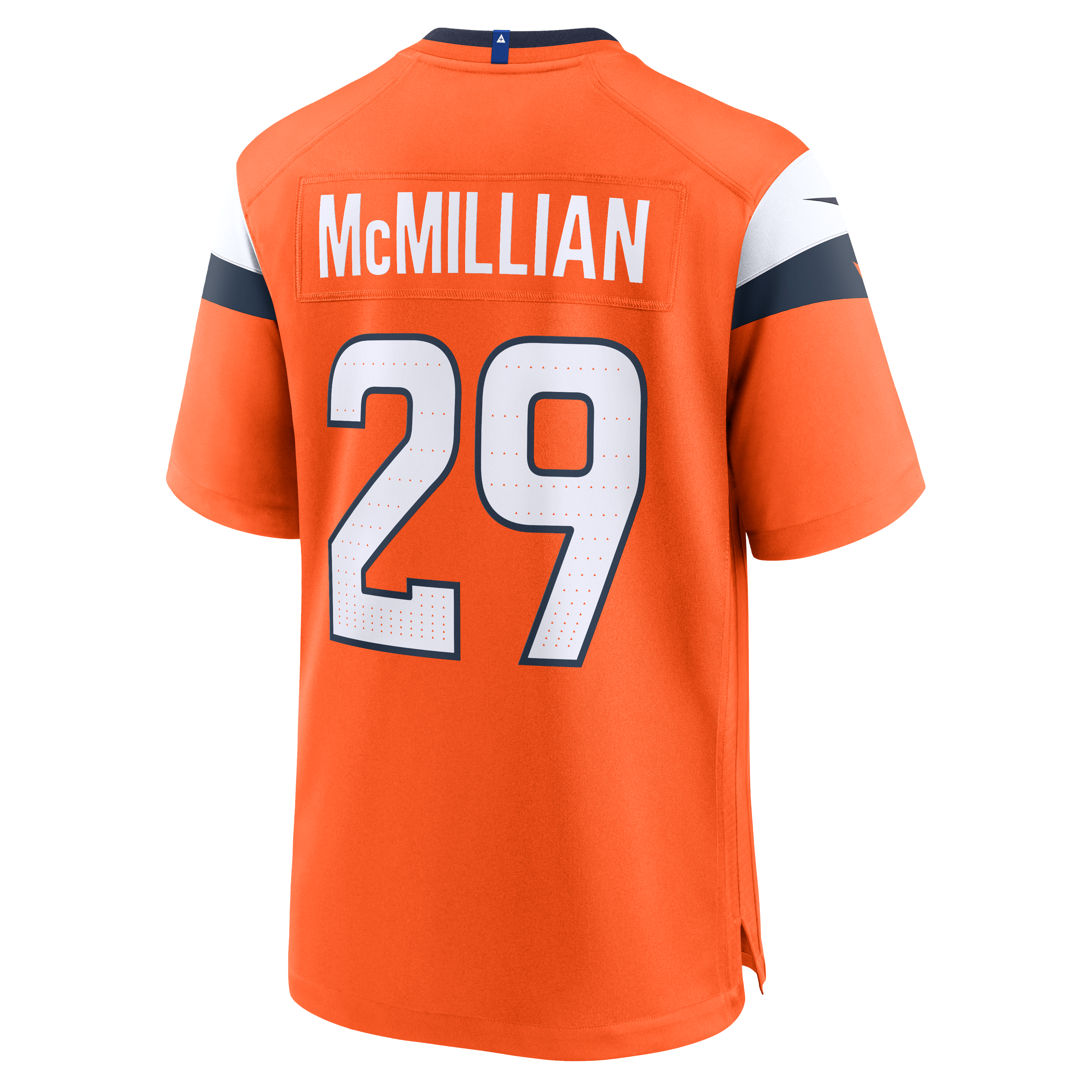 Ja'Quan McMillian Denver Broncos Team Game Jersey - Orange - Image 4