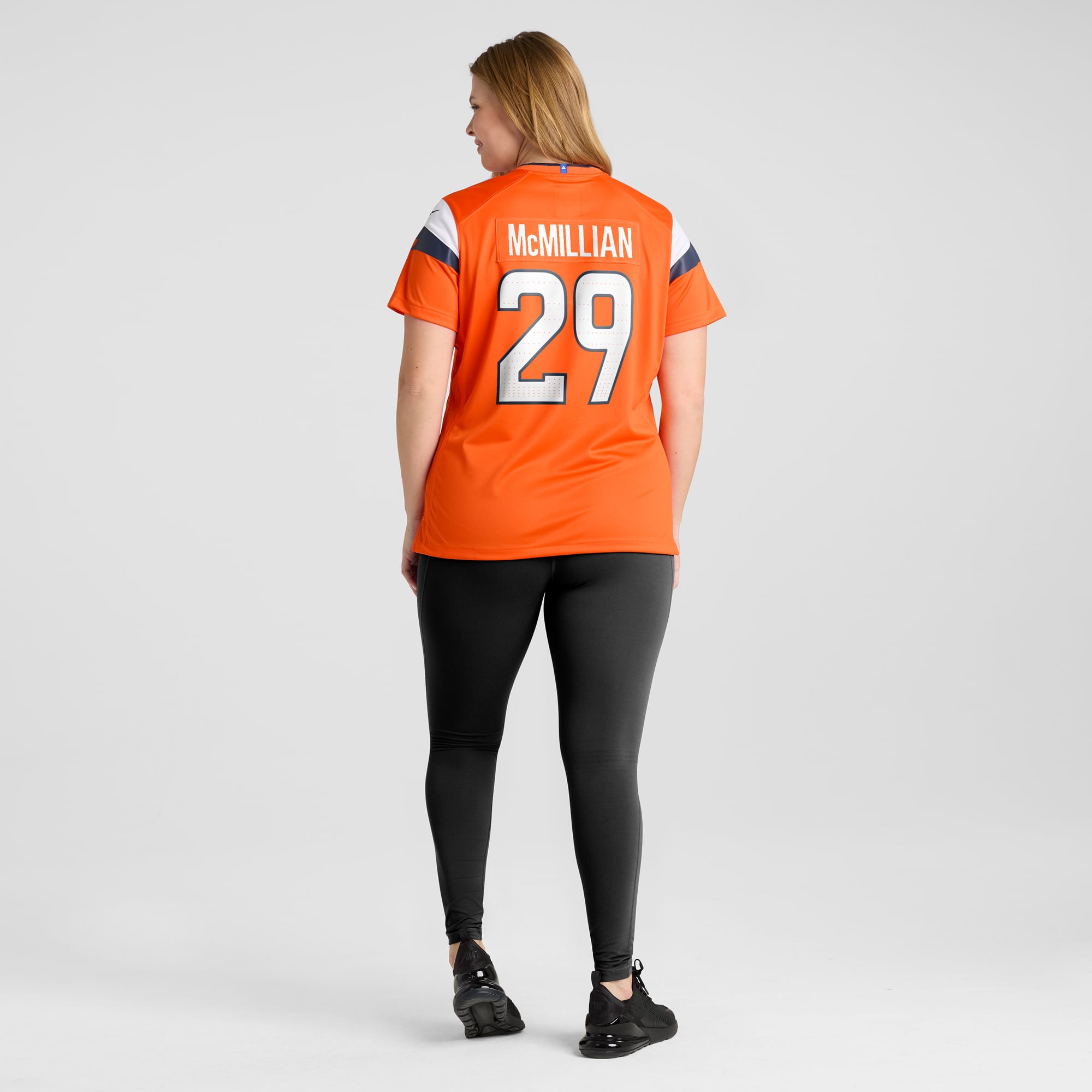 Ja'Quan McMillian Denver Broncos Women's Team Game Jersey - Orange - Image 8