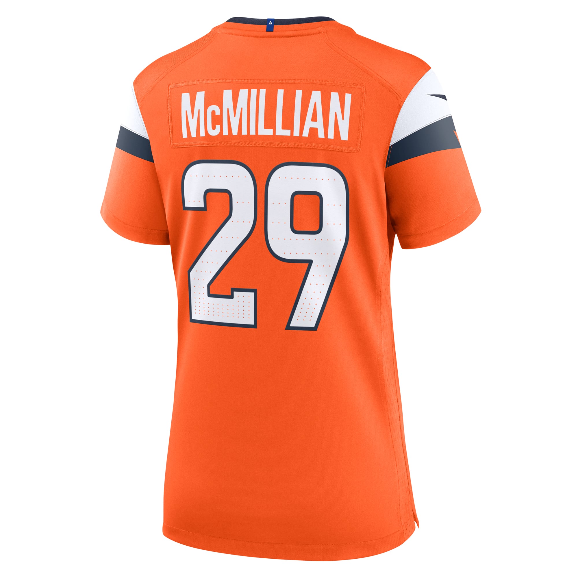 Ja'Quan McMillian Denver Broncos Women's Team Game Jersey - Orange - Image 4