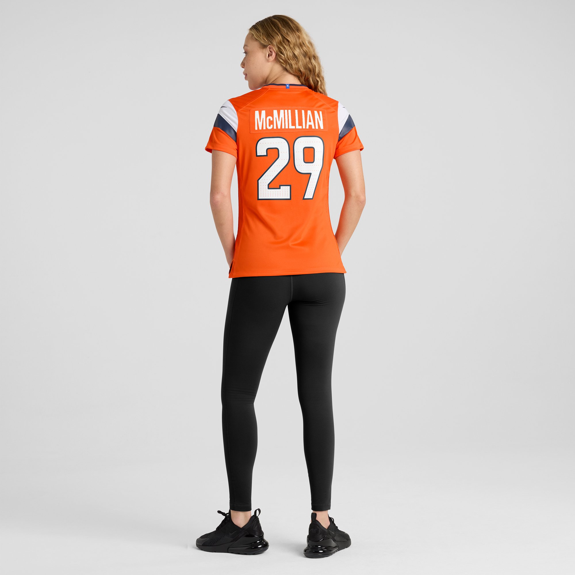 Ja'Quan McMillian Denver Broncos Women's Team Game Jersey - Orange - Image 6