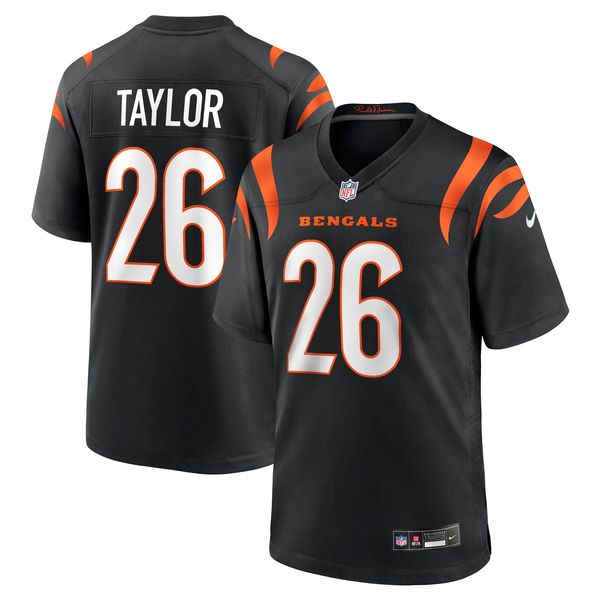 Ja'Sir Taylor Cincinnati Bengals Team Game Jersey - Black