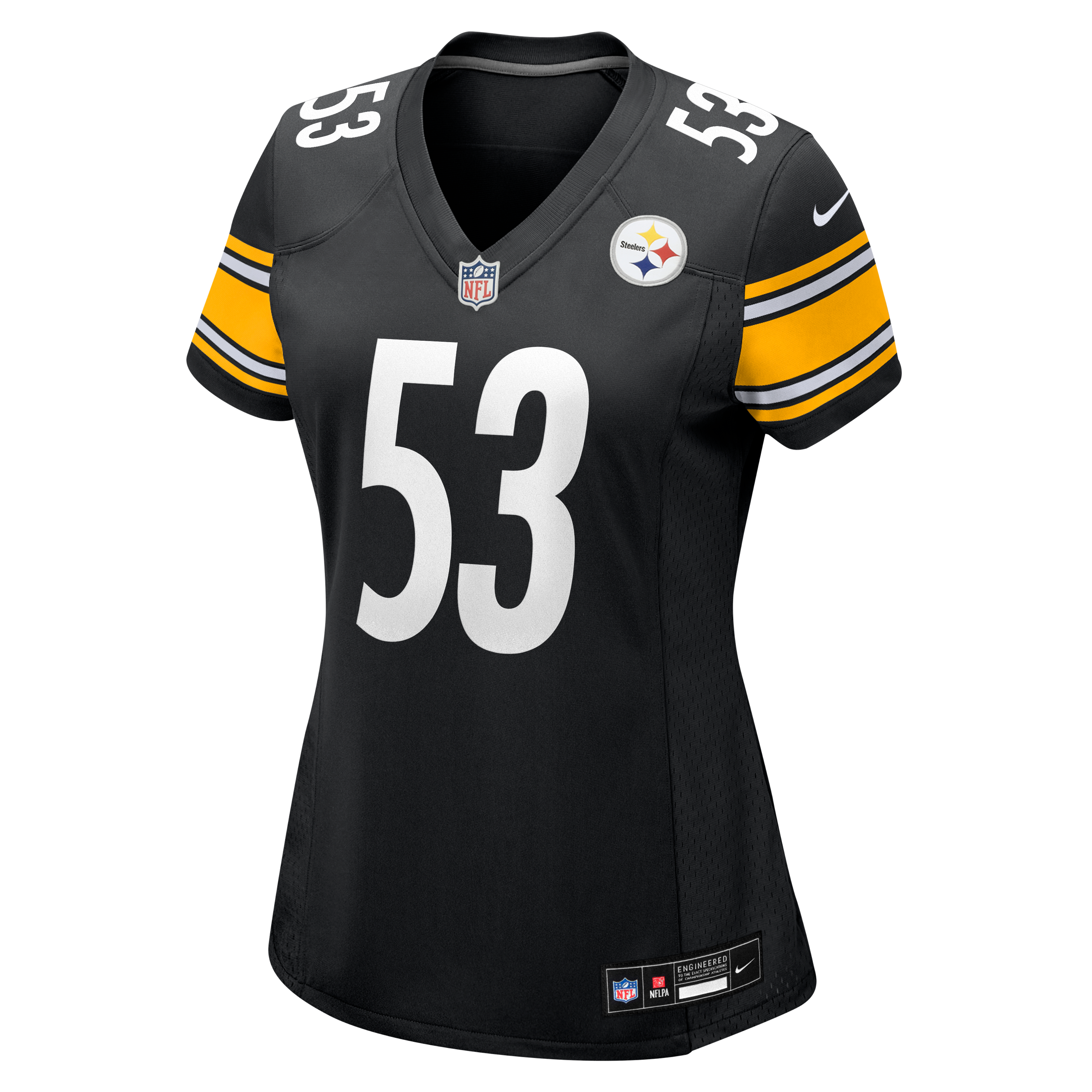 JaWhaun Bentley Pittsburgh Steelers Women's Team Game Jersey - Black - Image 3