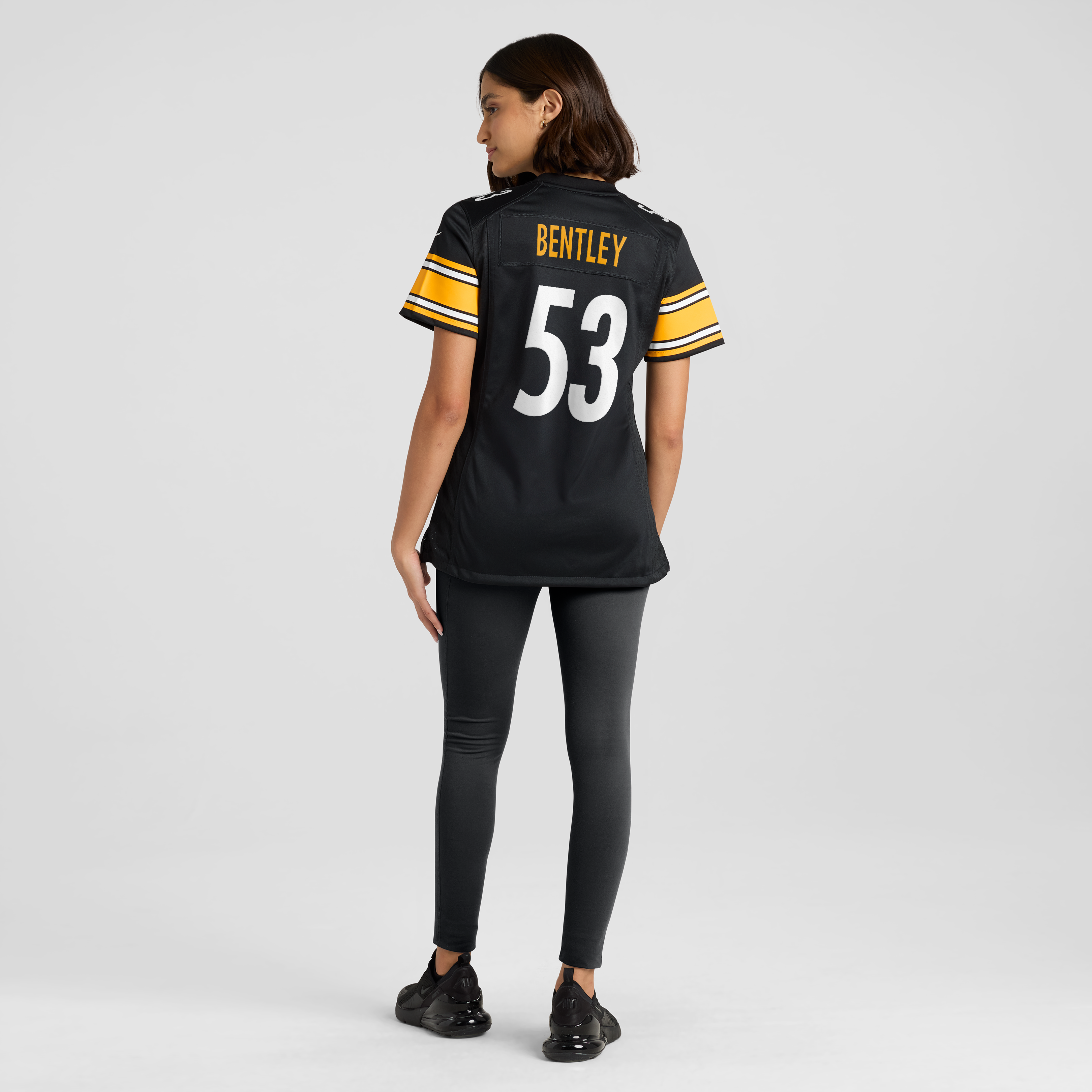 JaWhaun Bentley Pittsburgh Steelers Women's Team Game Jersey - Black - Image 6