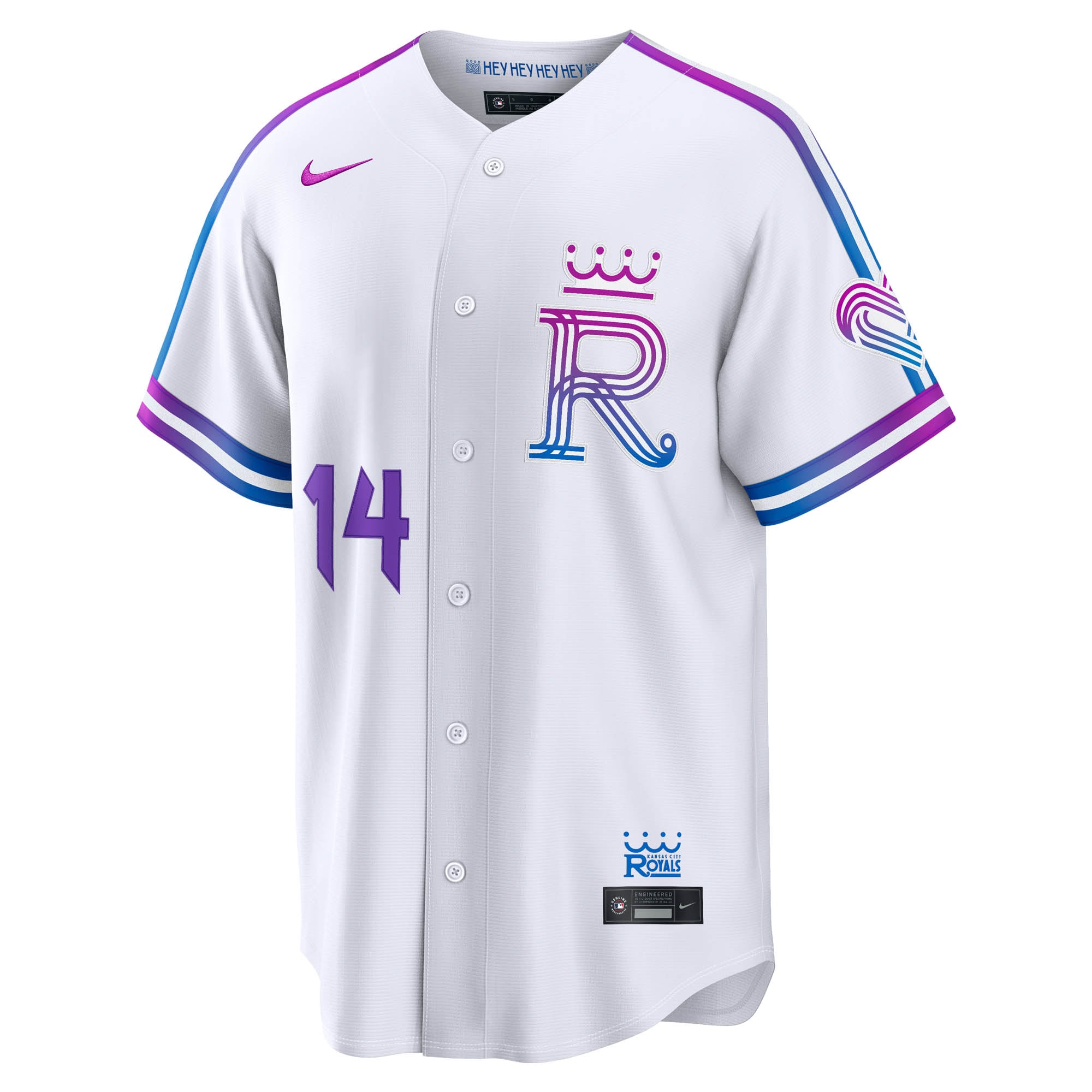 Jac Caglianone Kansas City Royals 2026 City Connect Stadium Jersey - White - Image 3