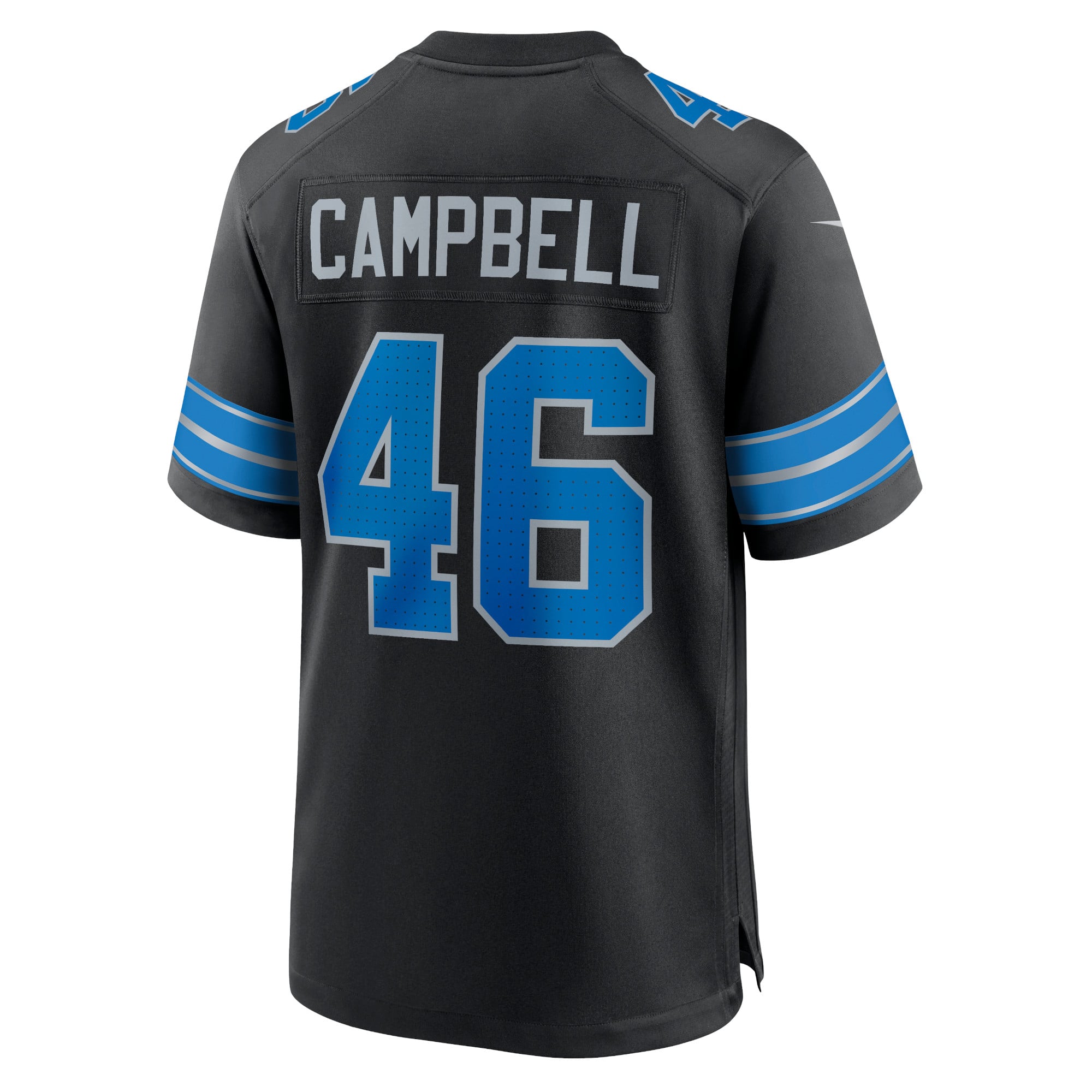 Jack Campbell Detroit Lions Game Jersey - Black - Image 4