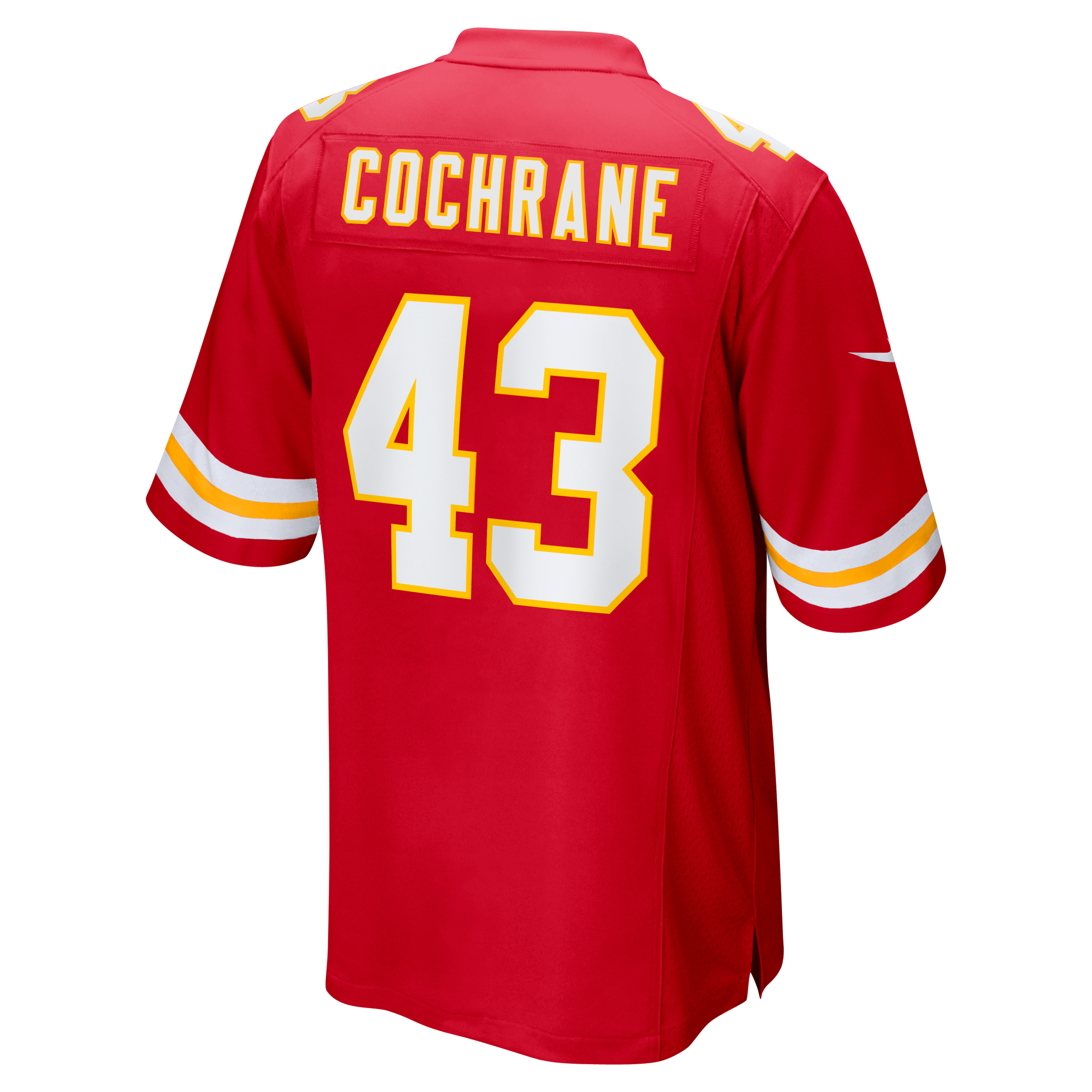 Jack Cochrane Kansas City Chiefs Game Player Jersey - Red - Image 4