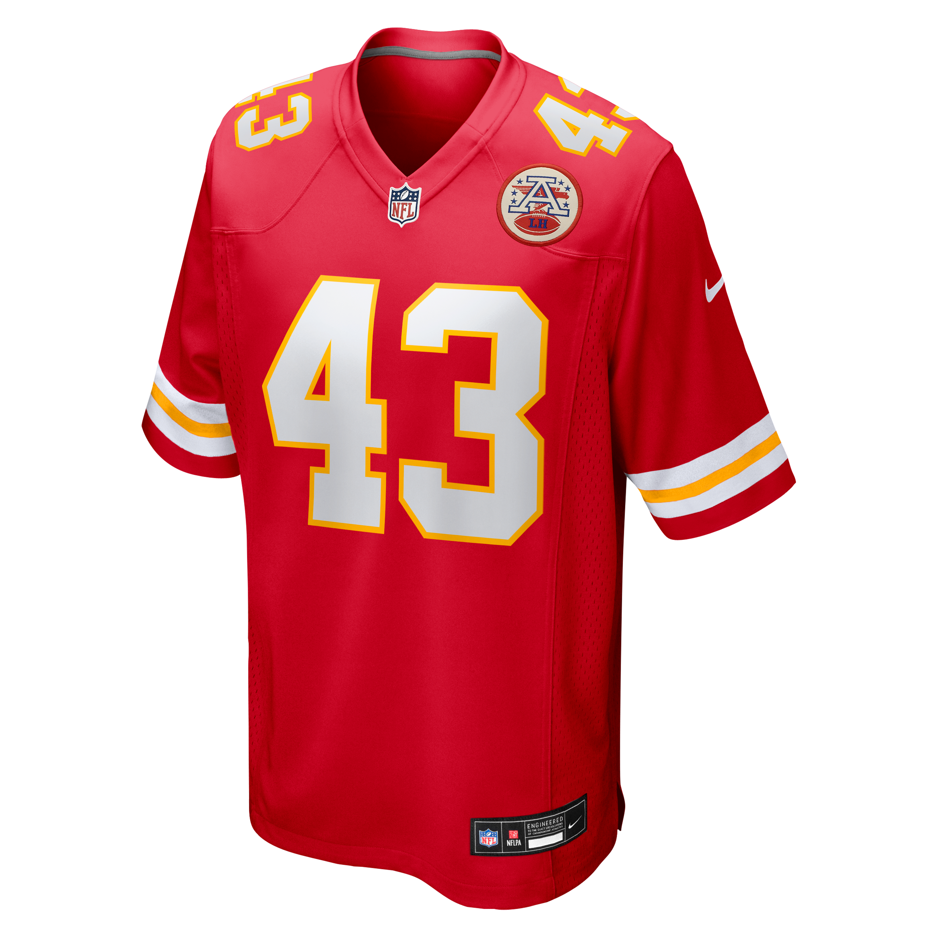 Jack Cochrane Kansas City Chiefs Game Player Jersey - Red - Image 3