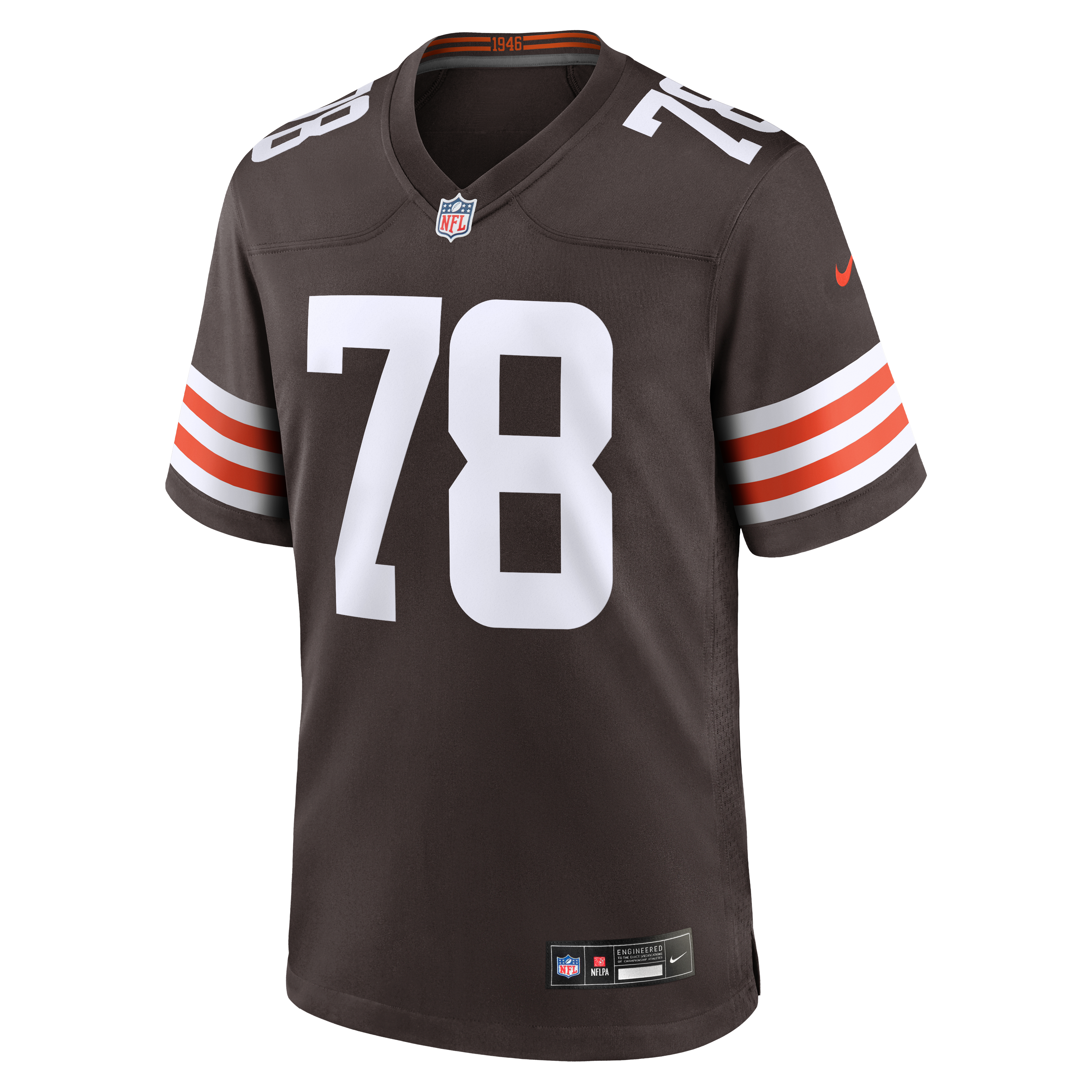 Jack Conklin Cleveland Browns Game Player Jersey - Brown - Image 3