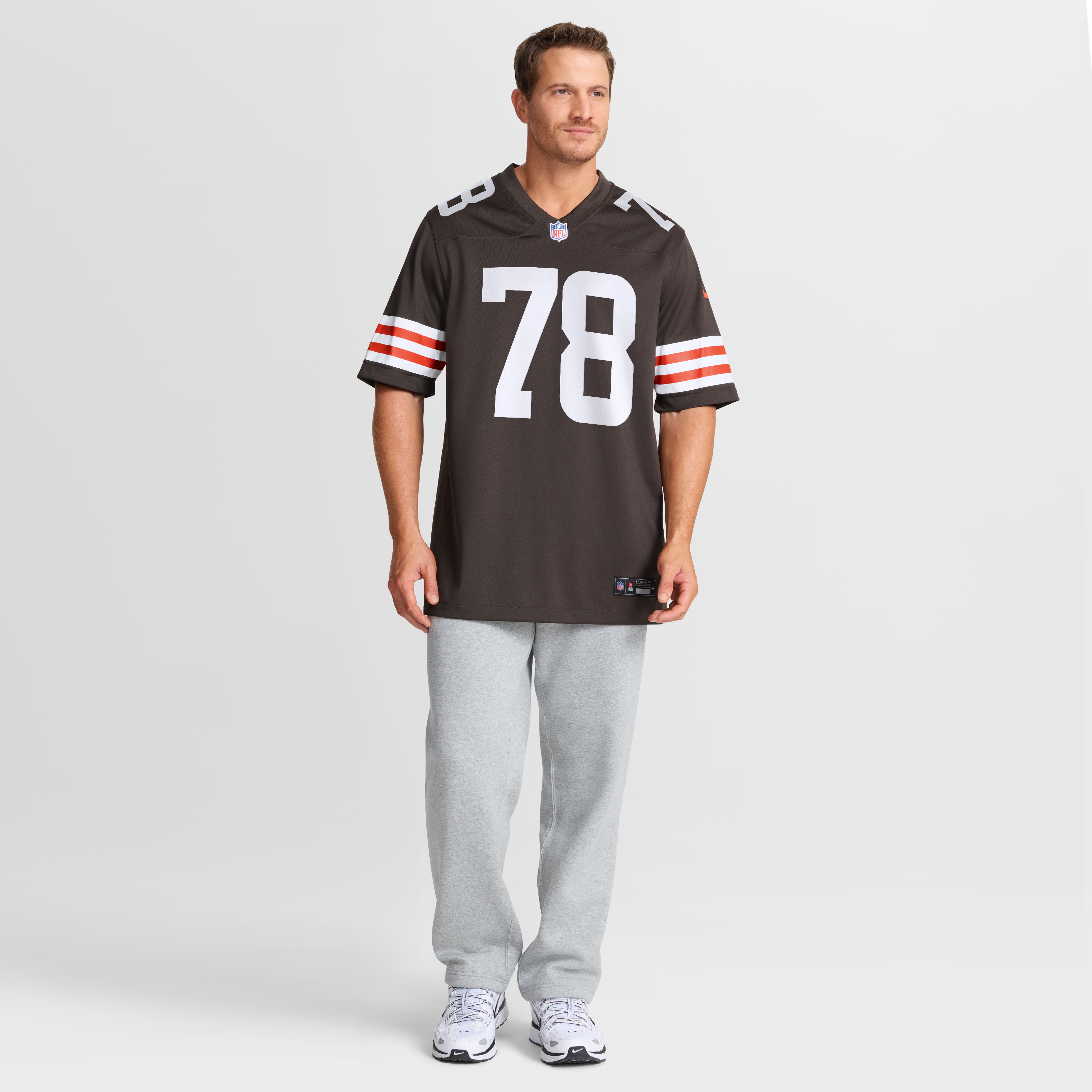 Jack Conklin Cleveland Browns Team Game Jersey - Brown - Image 5