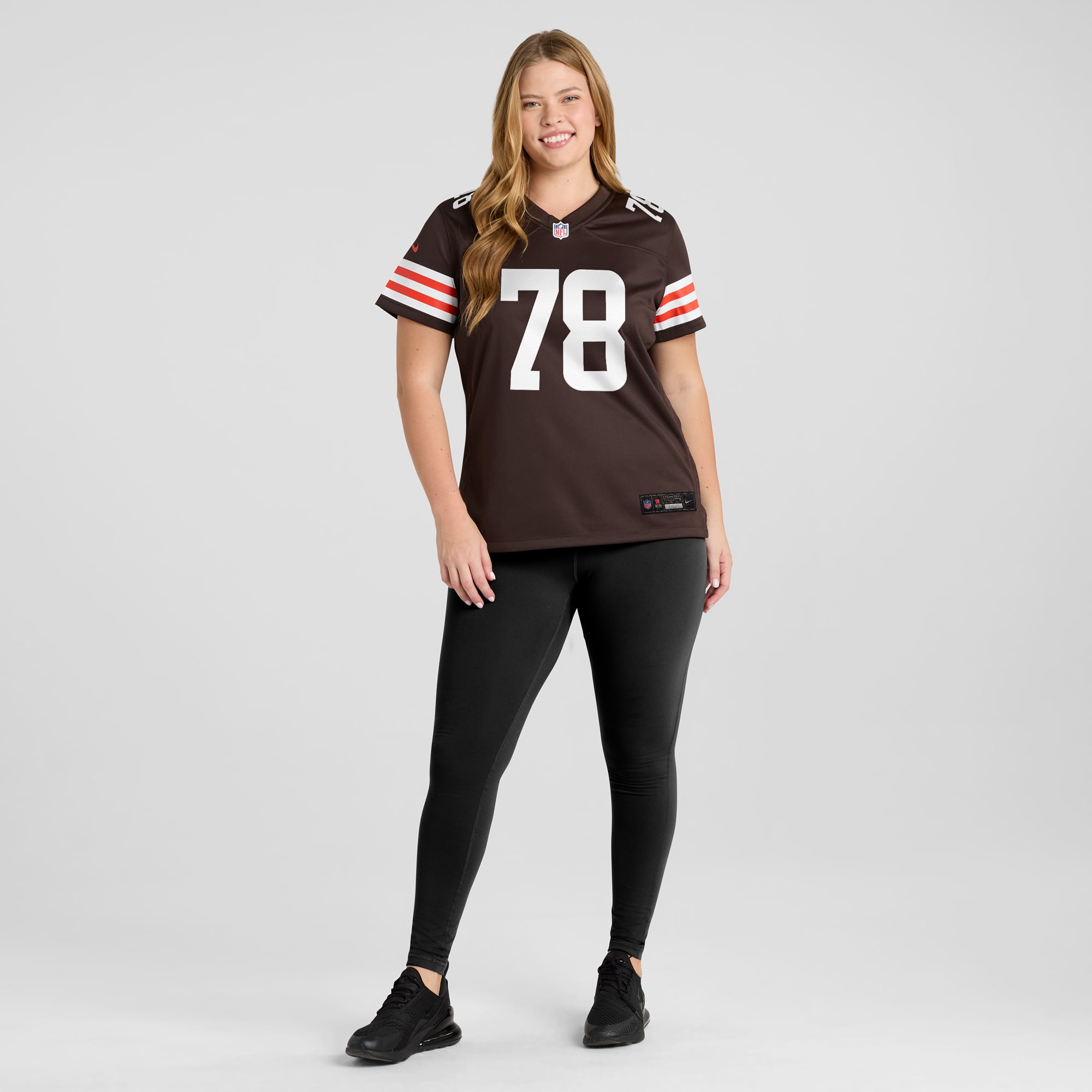 Jack Conklin Cleveland Browns Women's Game Jersey - Brown - Image 7