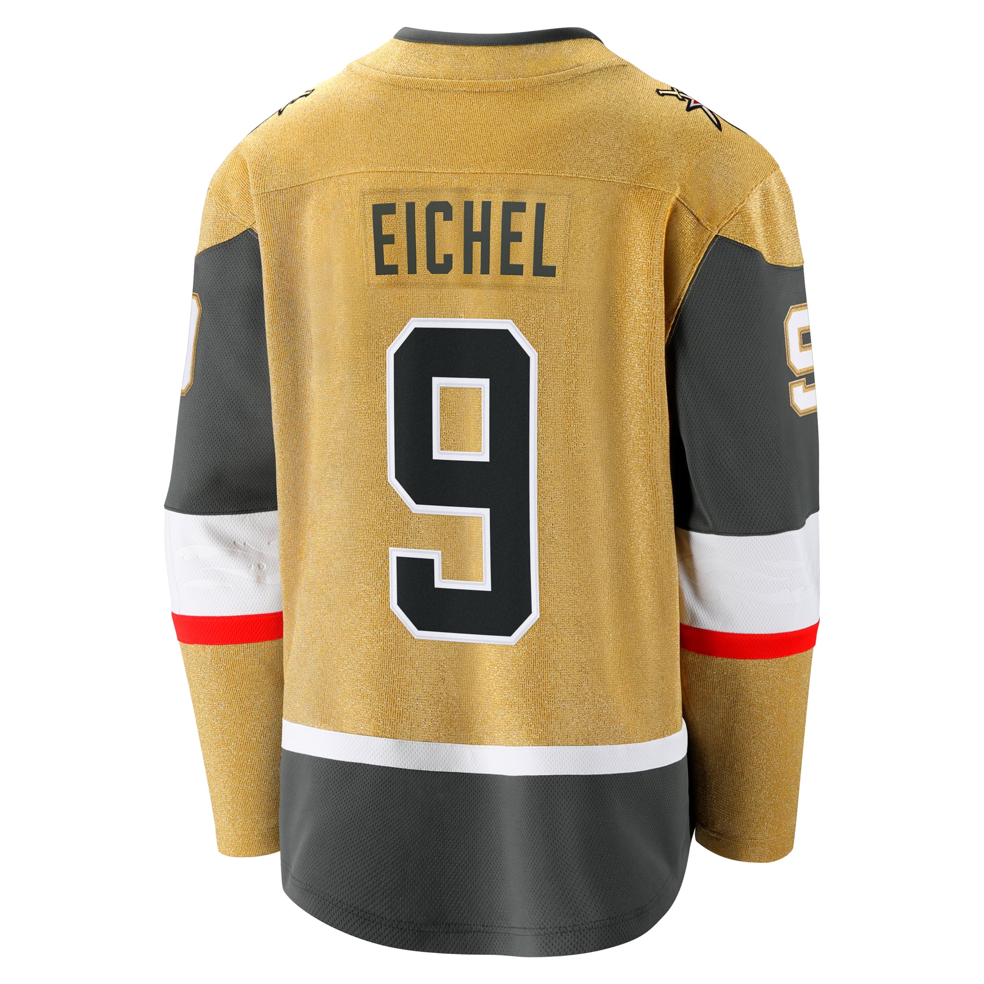Jack Eichel Vegas Golden Knights Home Breakaway Jersey - Gold - Image 4