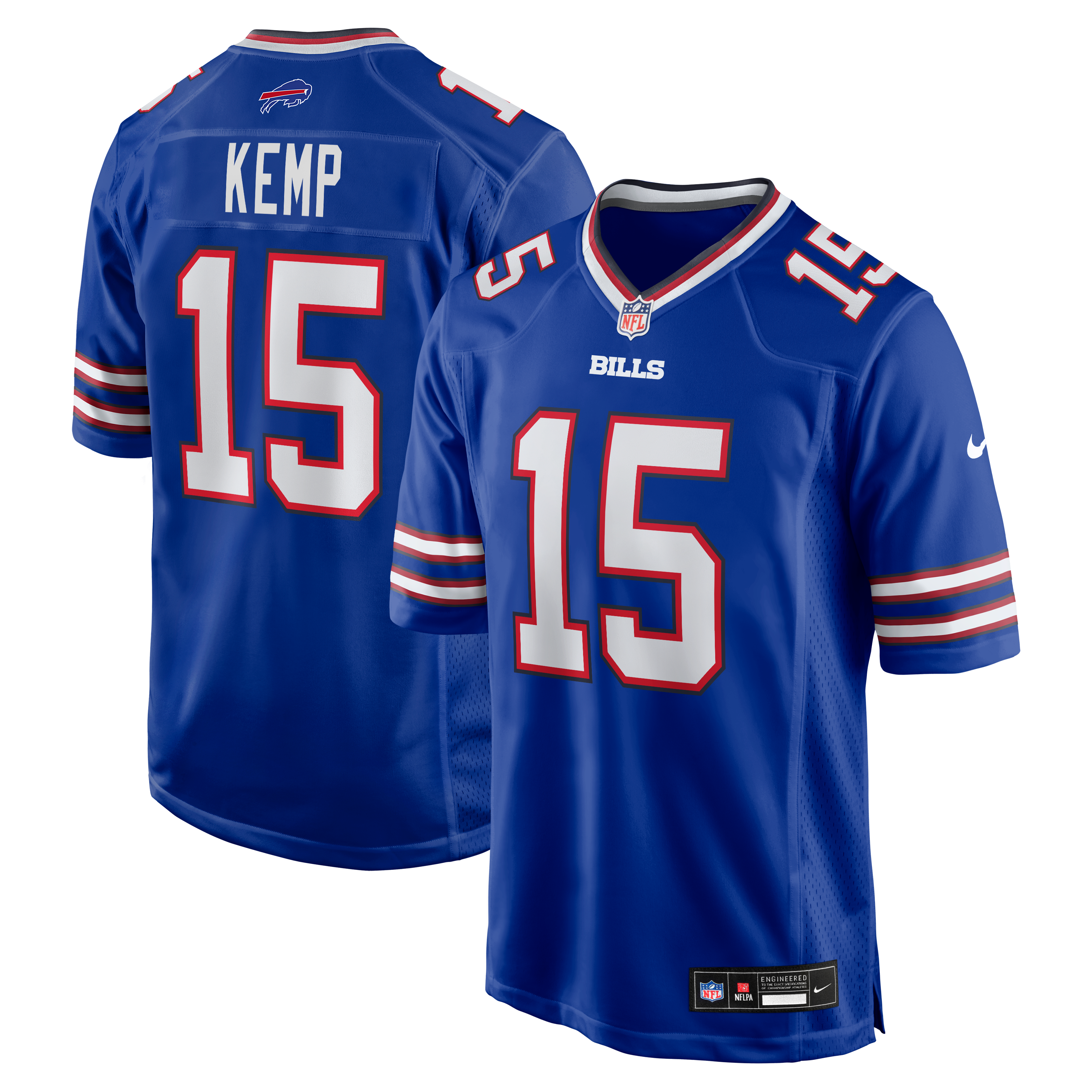 Jack Kemp Buffalo Bills Game Retired Player Jersey - Royal - Image 2