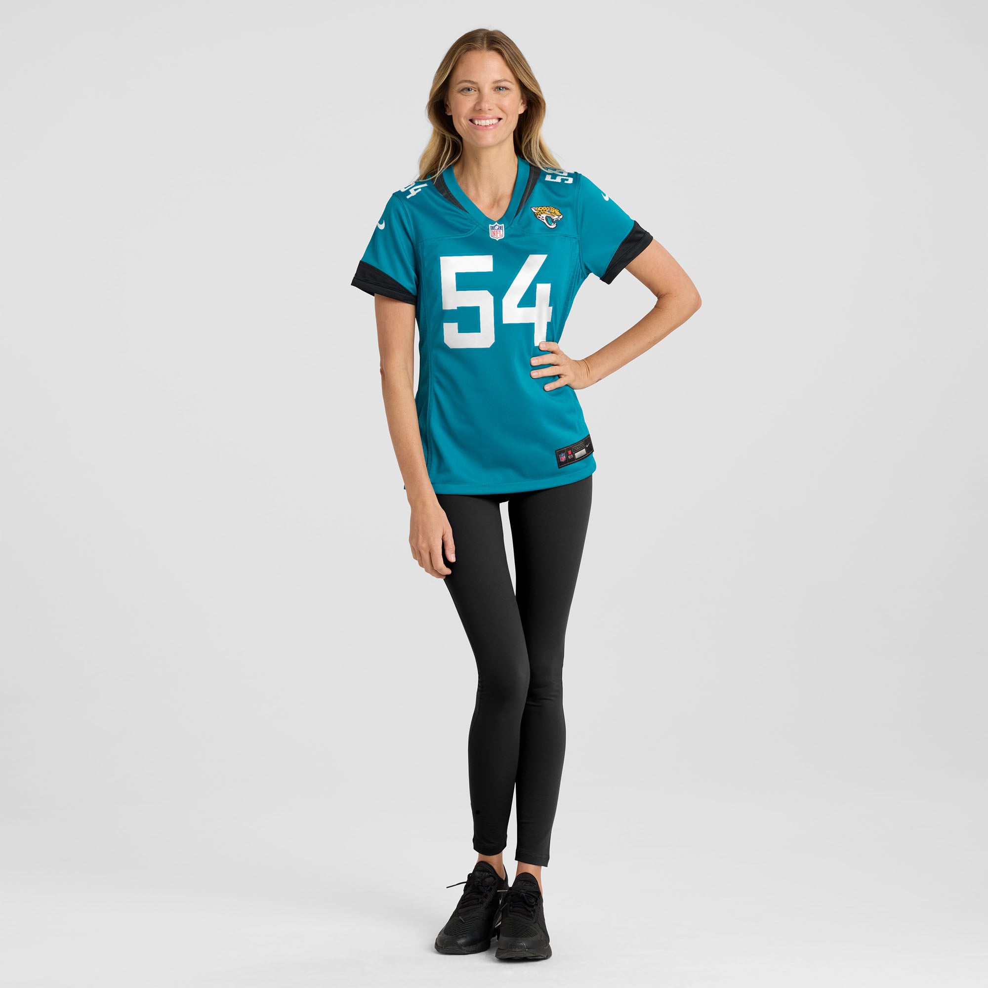 Jack Kiser Jacksonville Jaguars Women's Team Game Jersey - Teal - Image 5