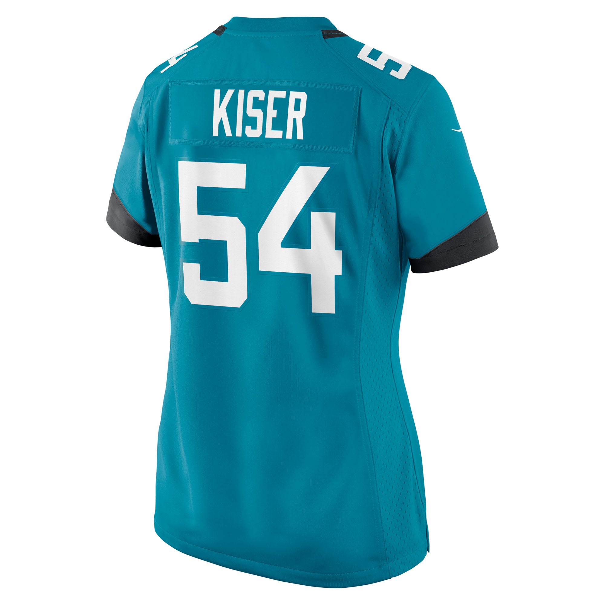 Jack Kiser Jacksonville Jaguars Women's Team Game Jersey - Teal - Image 4
