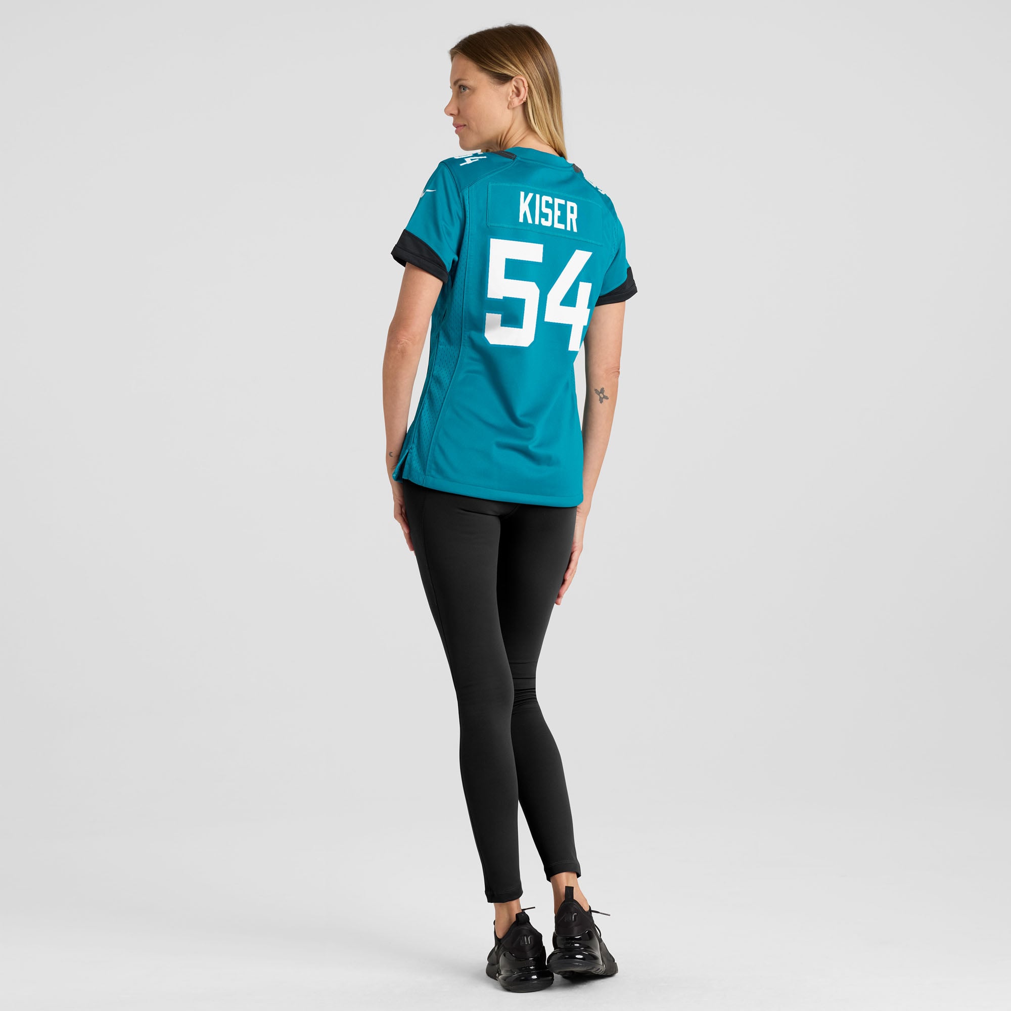 Jack Kiser Jacksonville Jaguars Women's Team Game Jersey - Teal - Image 6