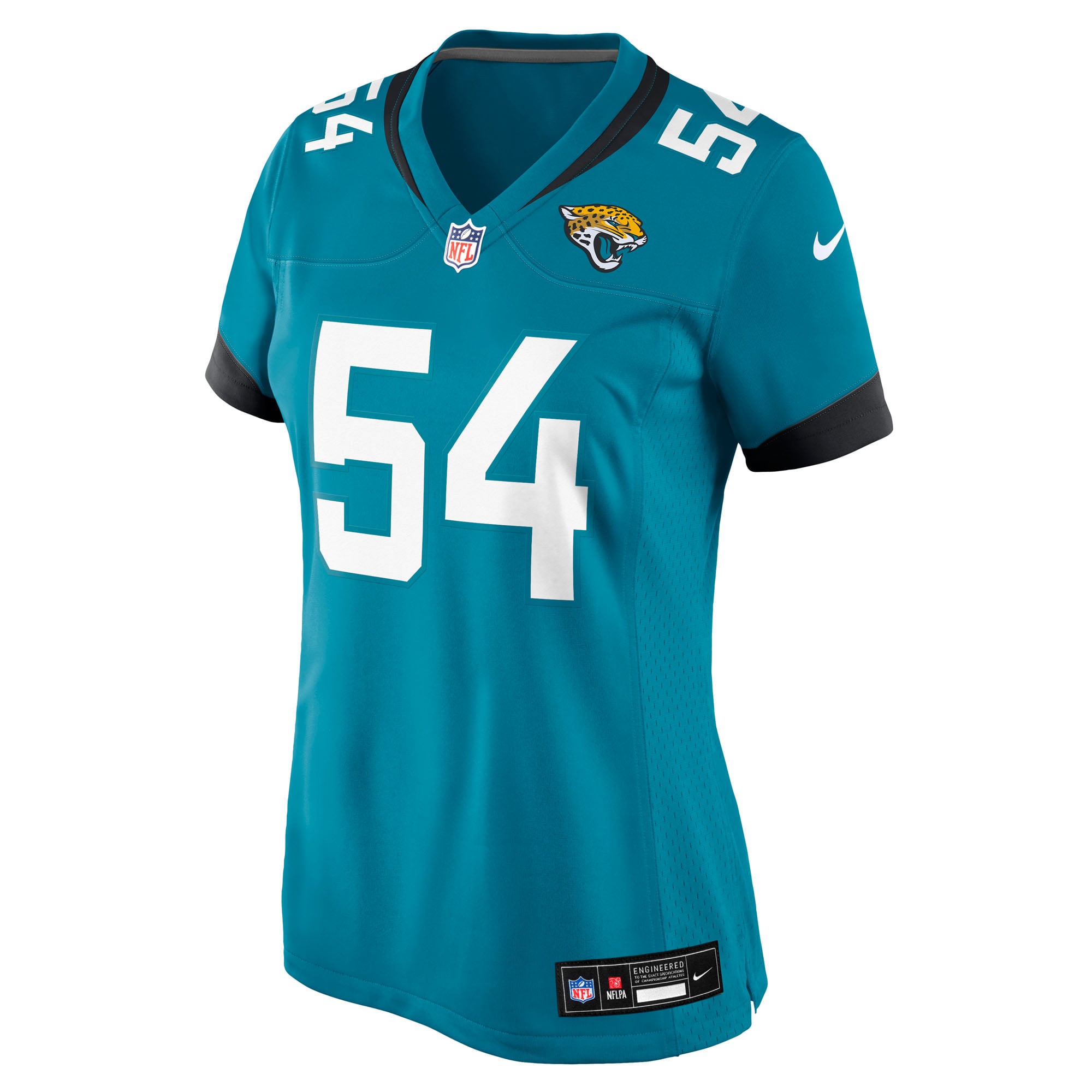 Jack Kiser Jacksonville Jaguars Women's Team Game Jersey - Teal - Image 3