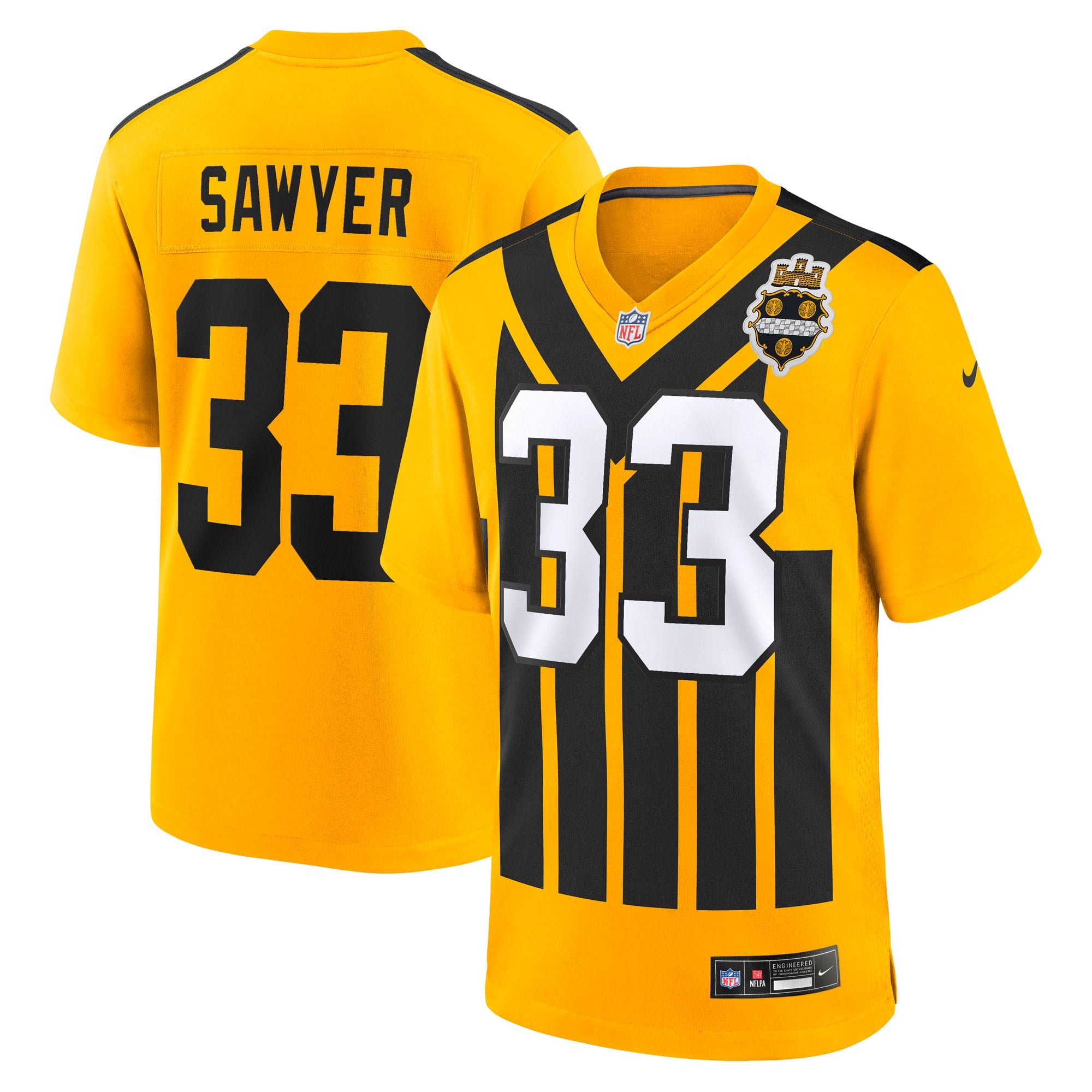 Jack Sawyer Pittsburgh Steelers Alternate Game Jersey - Gold - Gold - Image 2
