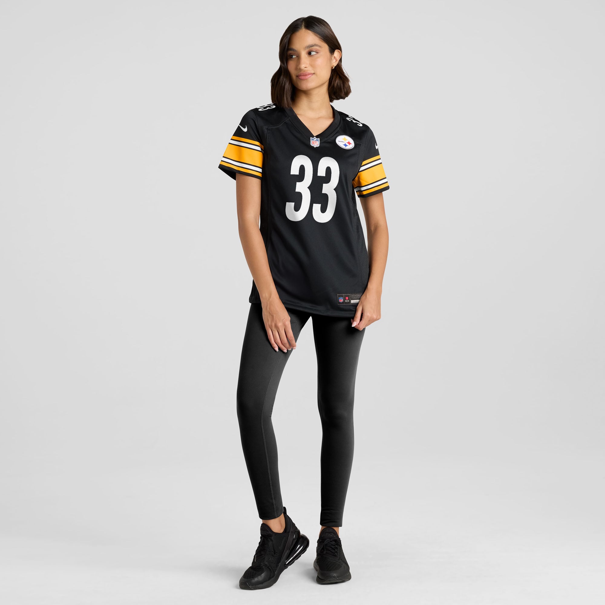 Jack Sawyer Pittsburgh Steelers Women's Team Game Jersey - Black - Black - Image 5