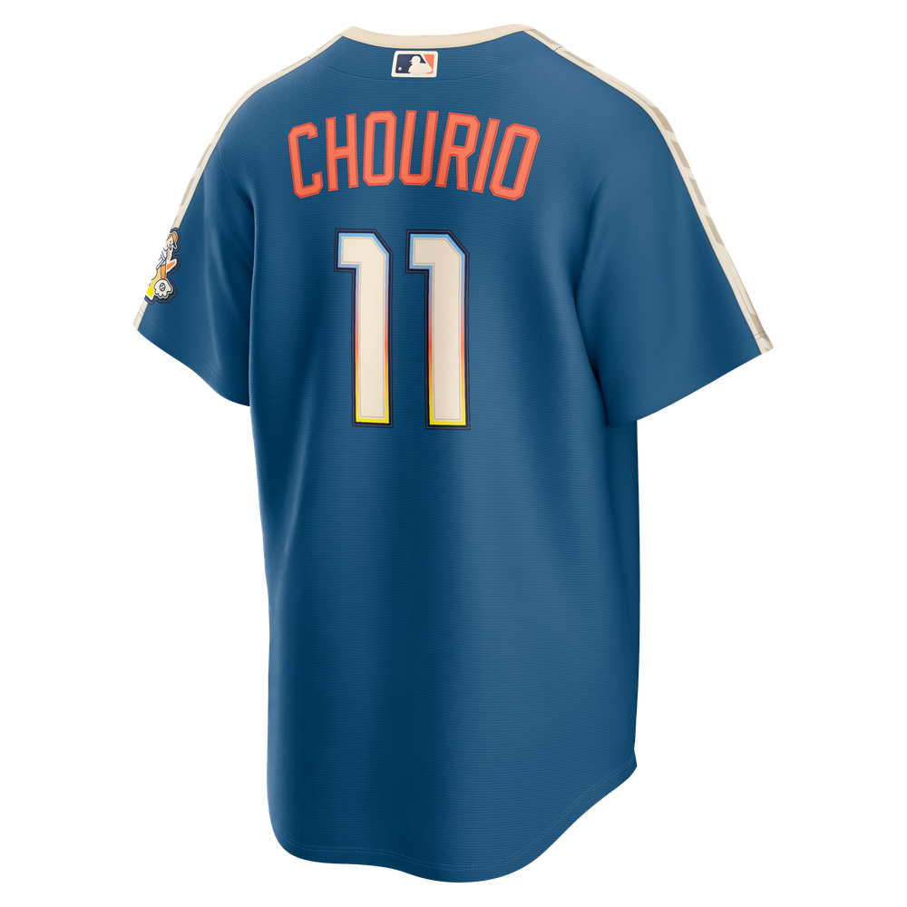 Jackson Chourio Milwaukee Brewers 2026 City Connect Stadium Jersey - Mineral Blue - Image 4