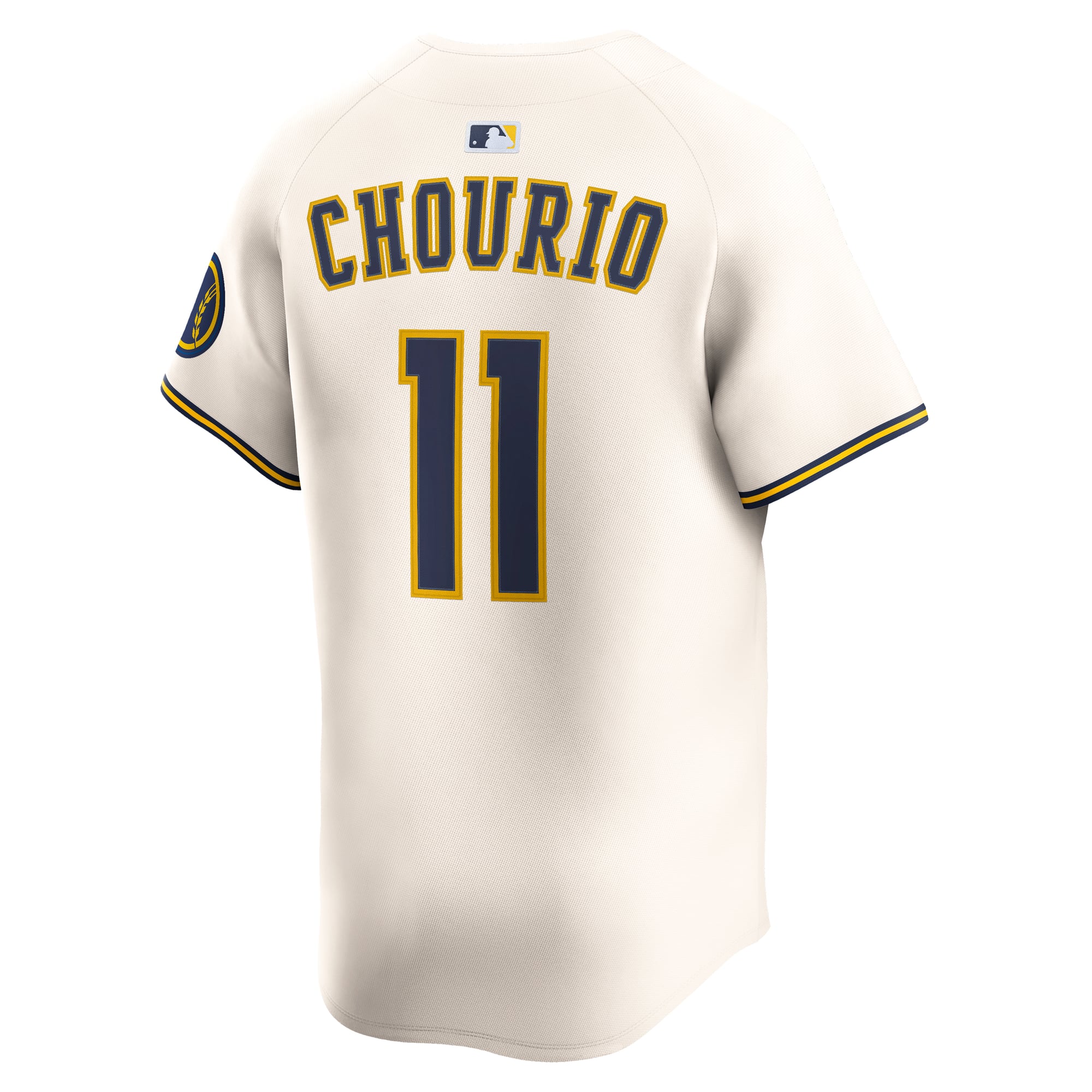 Jackson Chourio Milwaukee Brewers Home Limited Jersey - Cream - Image 4