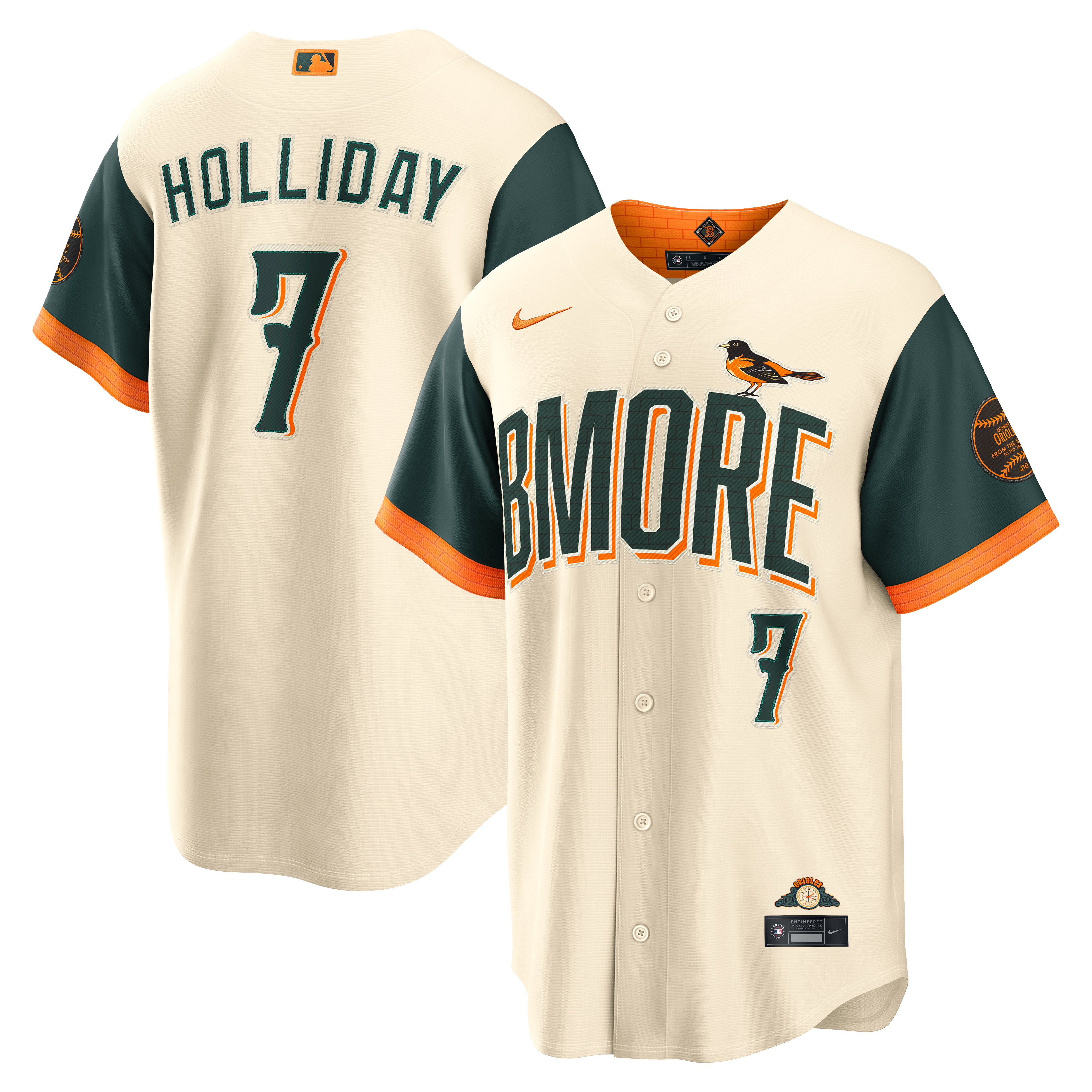 Jackson Holliday Baltimore Orioles 2026 City Connect Stadium Jersey - Cream - Image 2