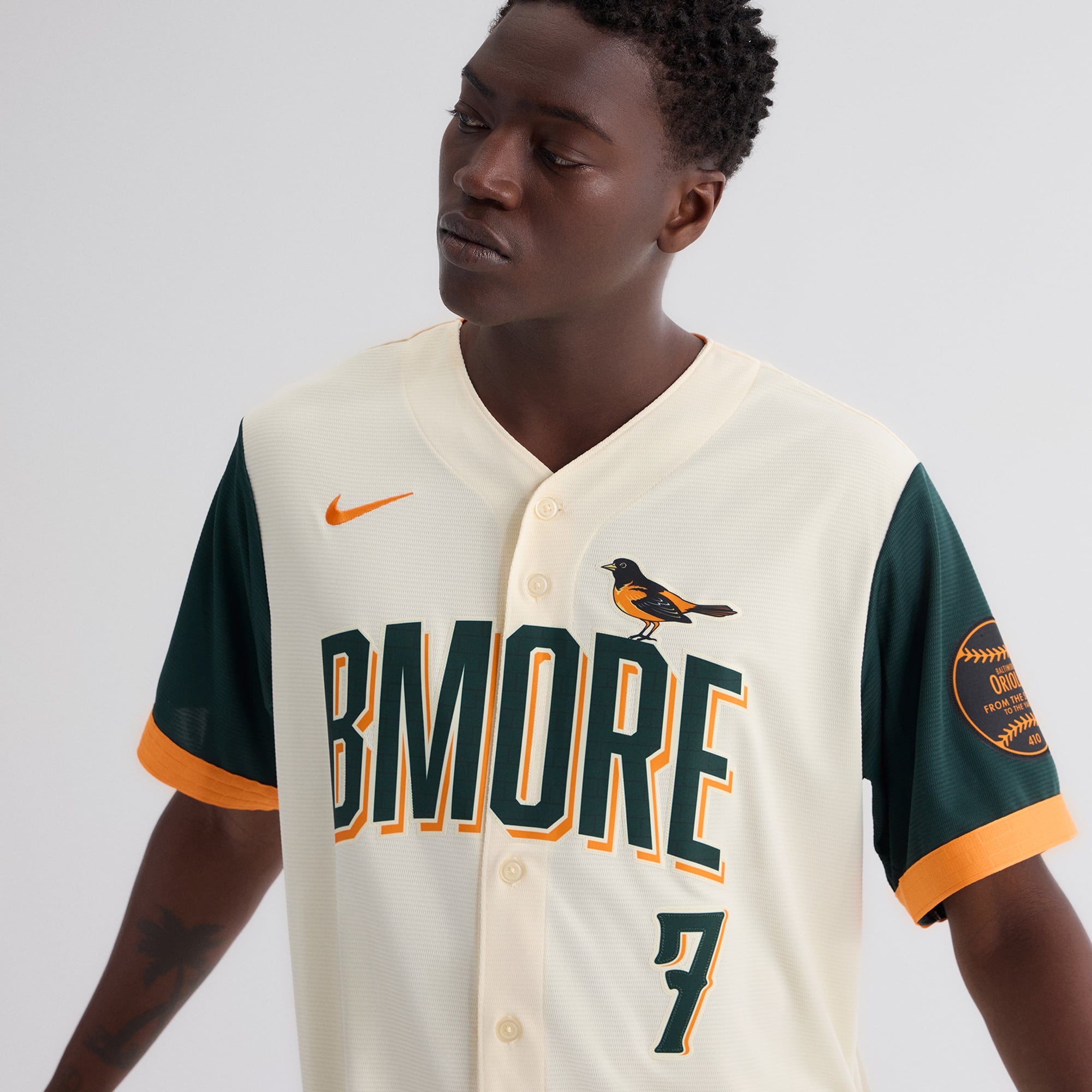 Jackson Holliday Baltimore Orioles 2026 City Connect Stadium Jersey - Cream - Image 10