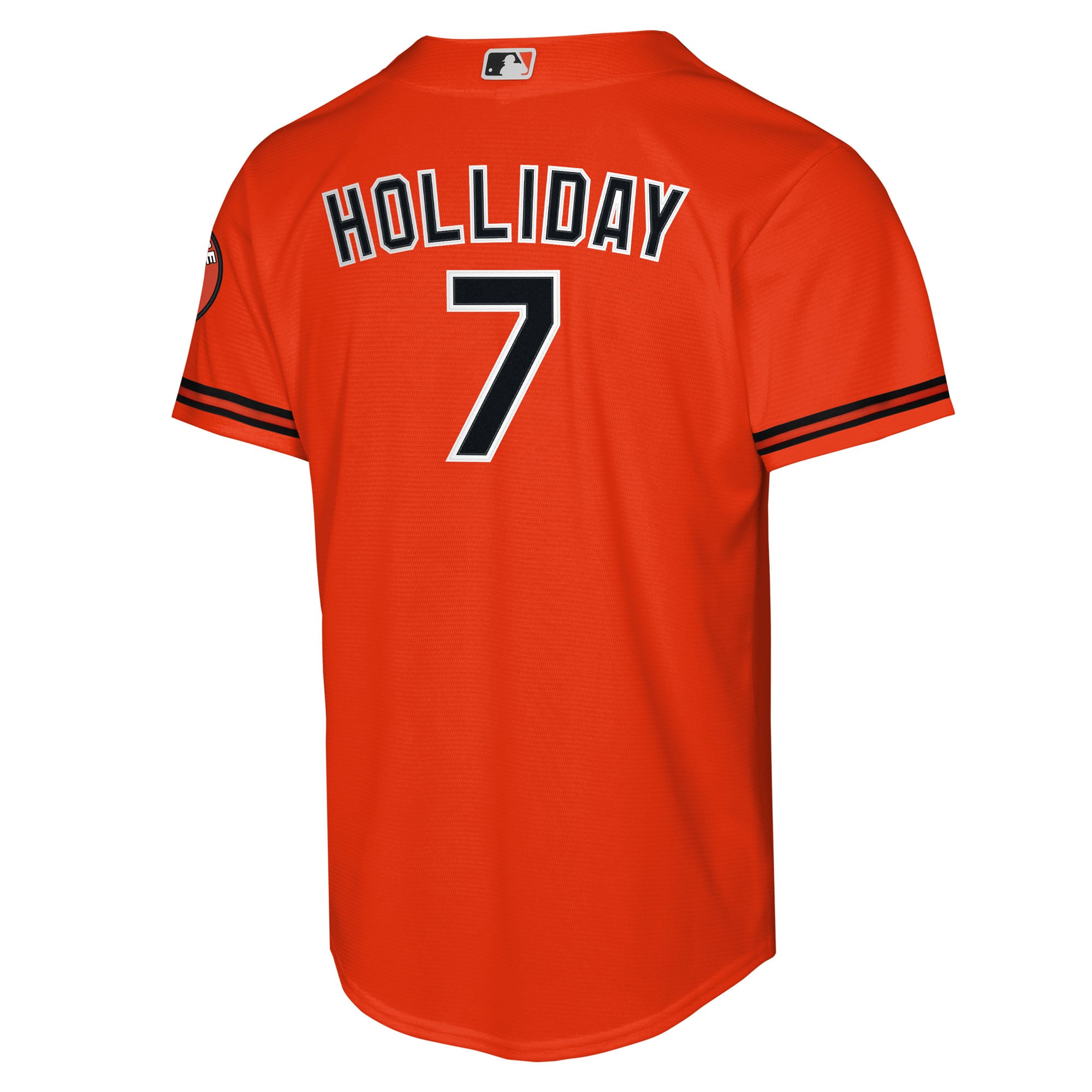 Jackson Holliday Baltimore Orioles Youth Alternate 2 Stadium Player Jersey - Orange - Image 4