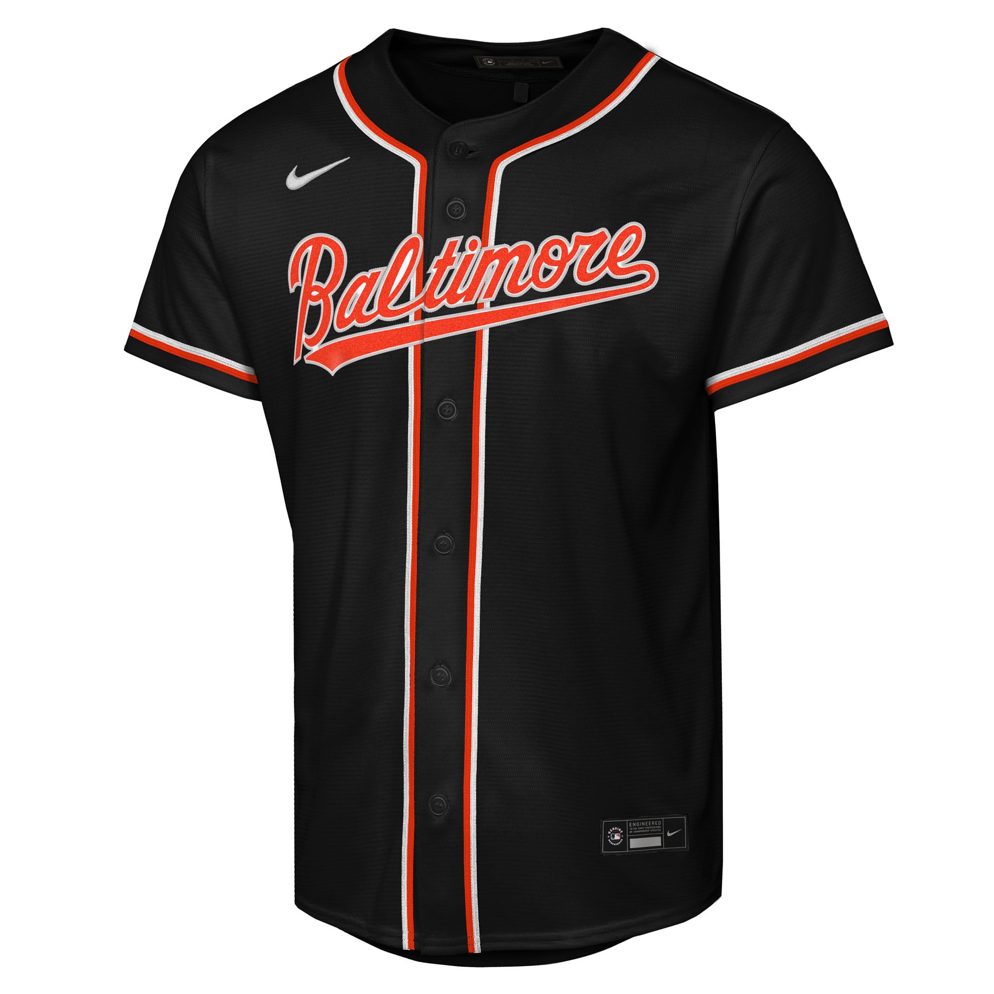 Jackson Holliday Baltimore Orioles Youth Fashion Player Jersey - Black - Image 3