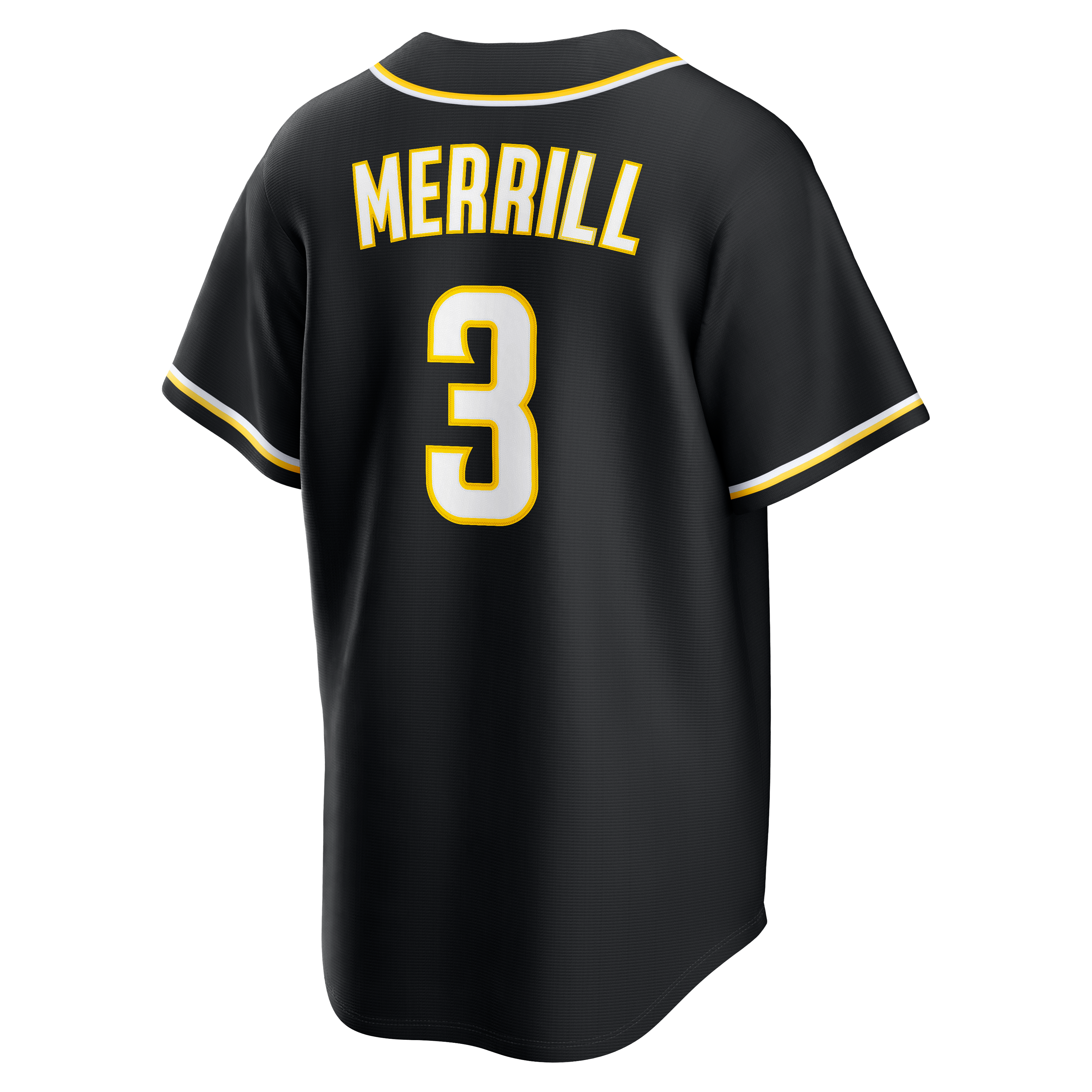 Jackson Merrill San Diego Padres Fashion Black Out Jersey - Image 8