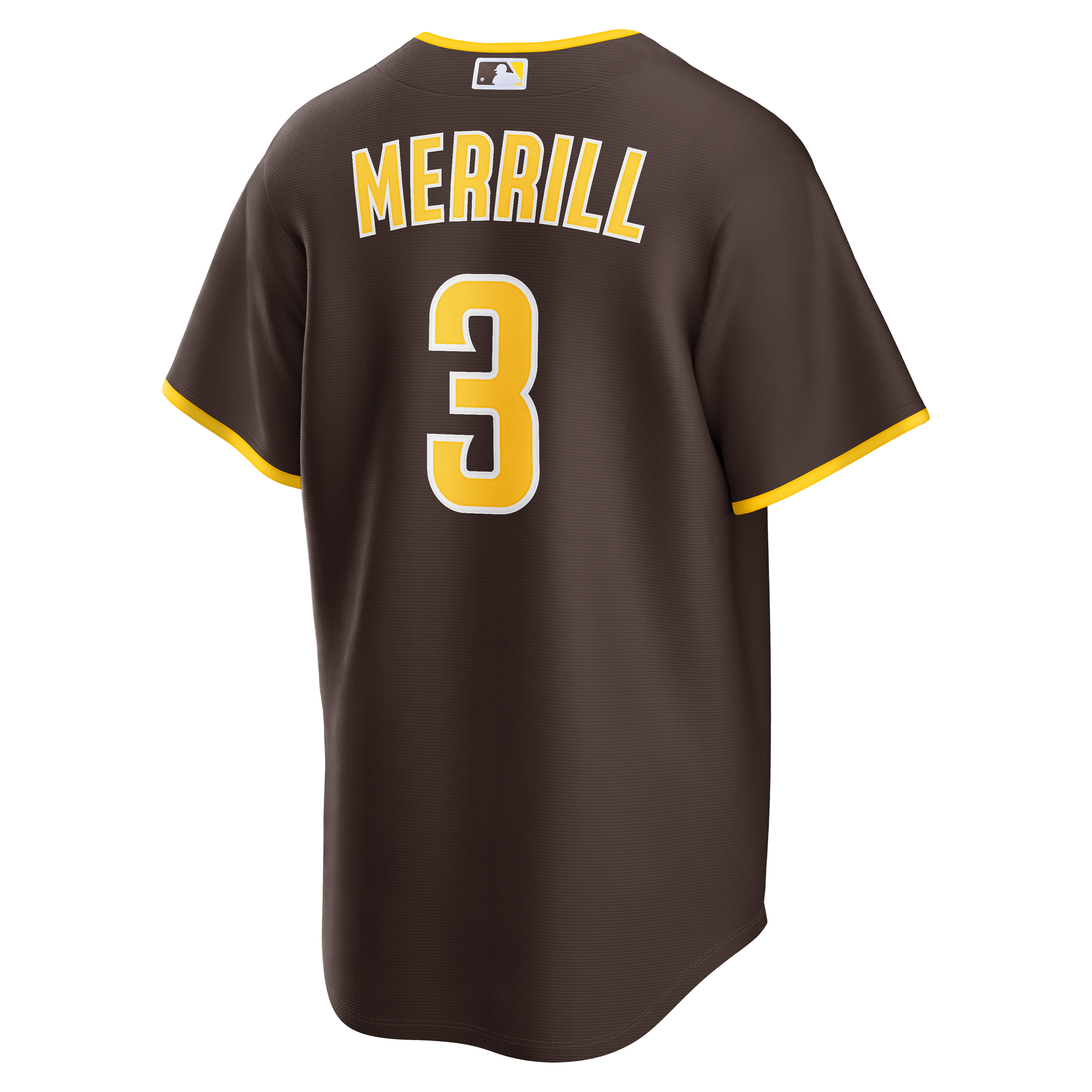 Jackson Merrill San Diego Padres Road Jersey - Brown - Image 4