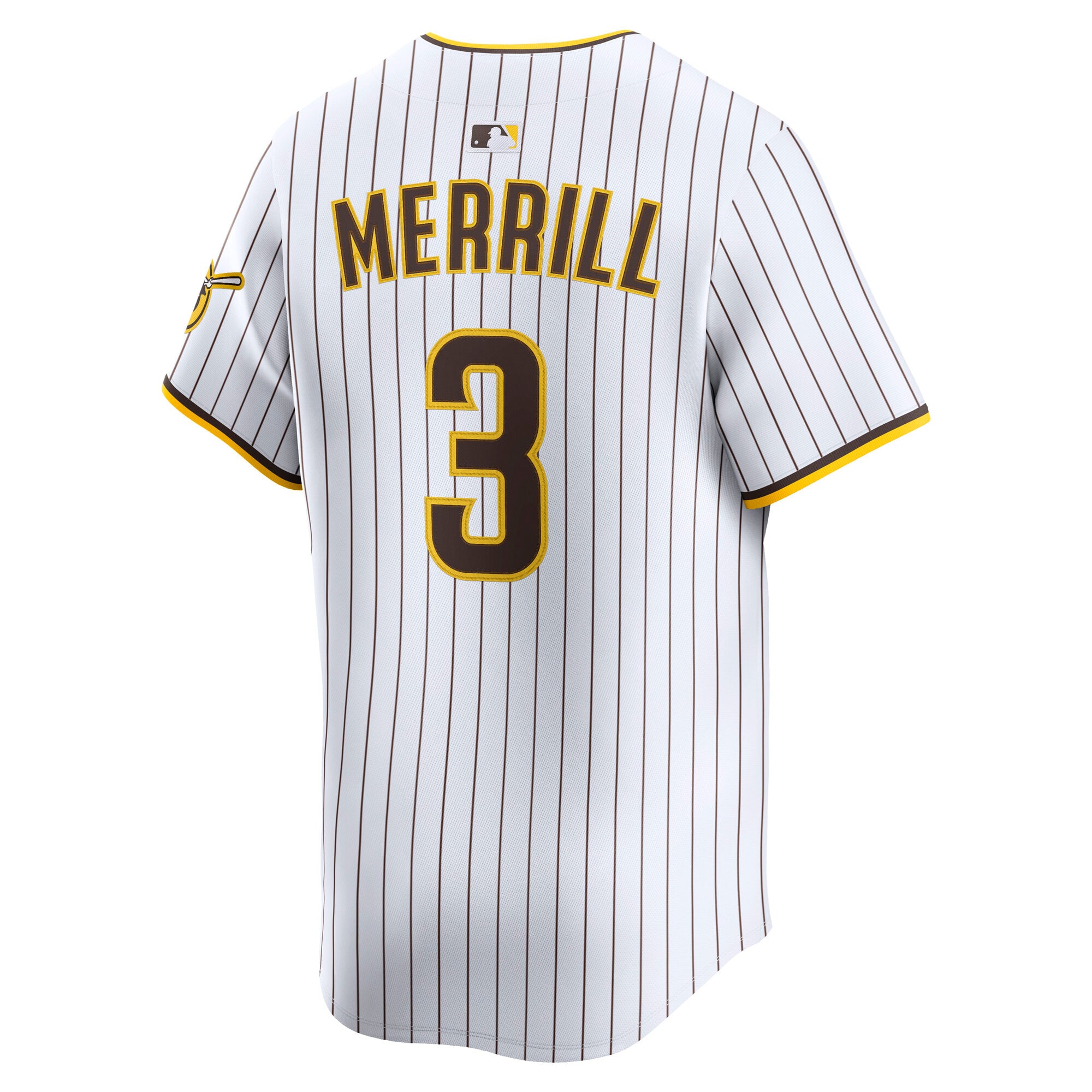 Jackson Merrill San Diego Padres Road Limited Player Jersey - White - Image 4