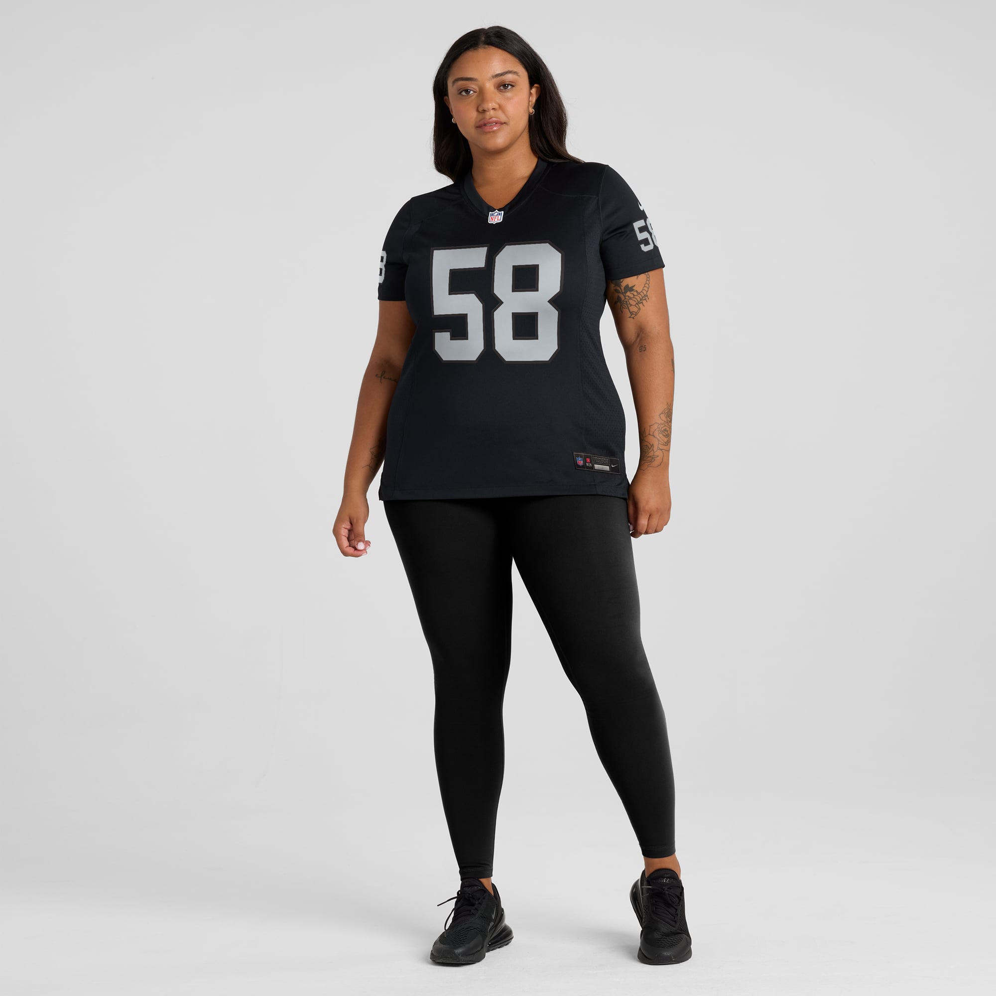 Jackson Powers-Johnson Las Vegas Raiders Women's Game Jersey - Black - Image 7