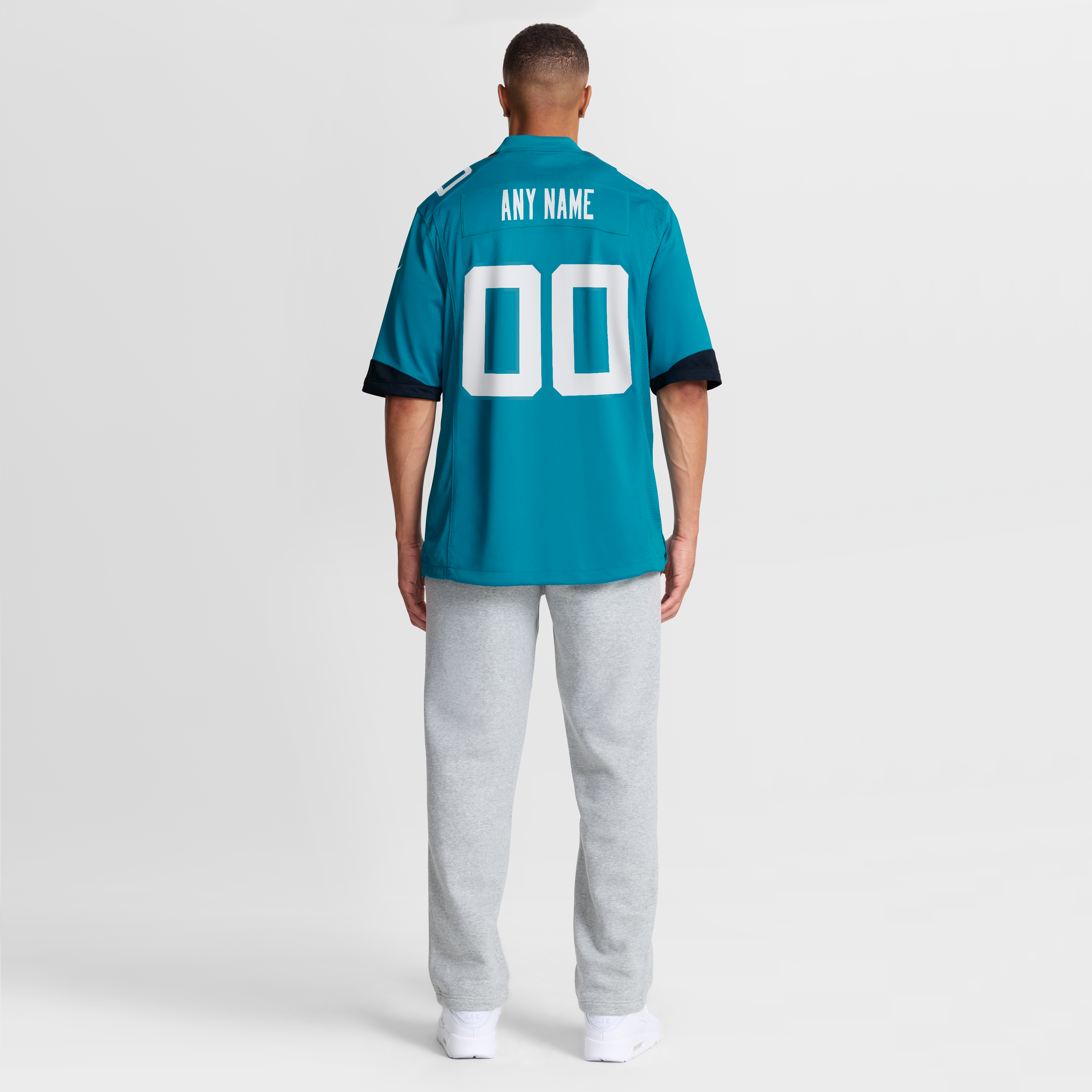 Jacksonville Jaguars Custom Team Game Jersey - Teal - Image 9