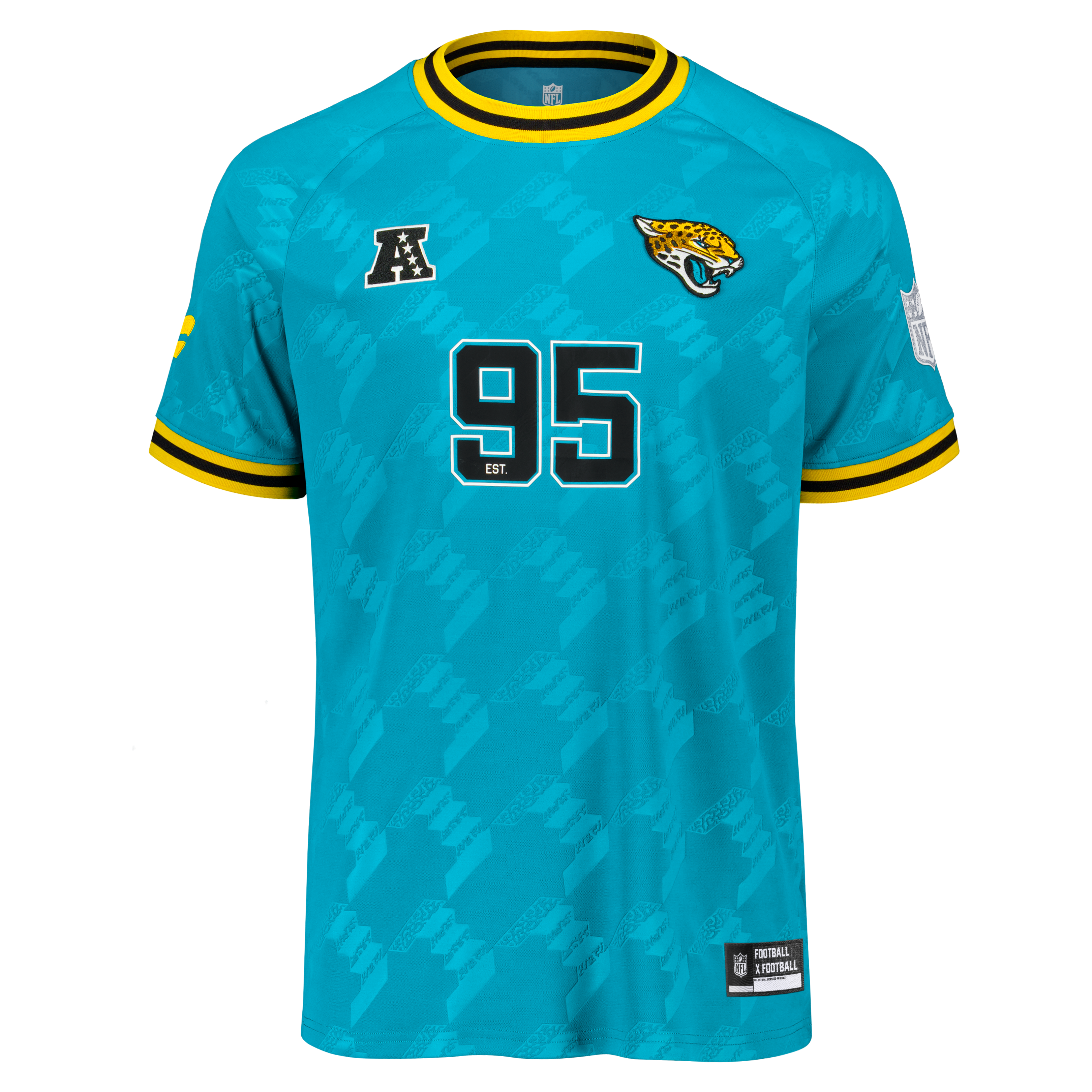 Jacksonville Jaguars Youth Football x Football Fan Top - Teal - Image 12