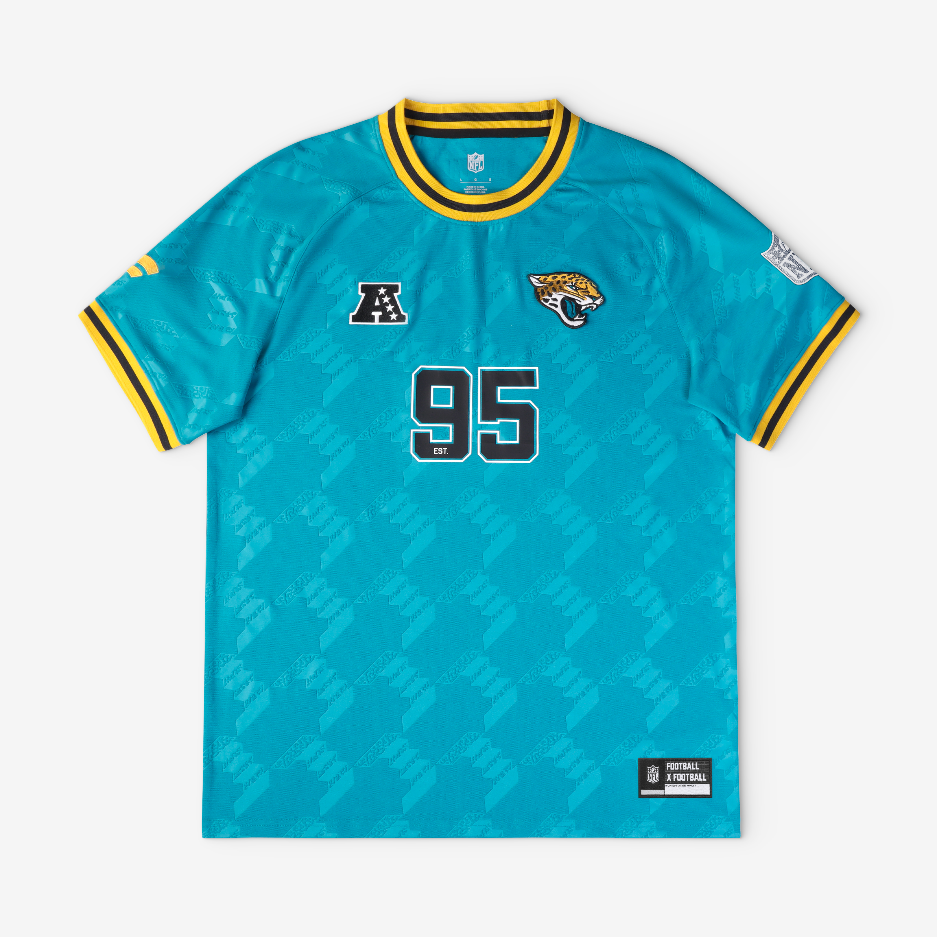 Jacksonville Jaguars Youth Football x Football Fan Top - Teal - Image 2