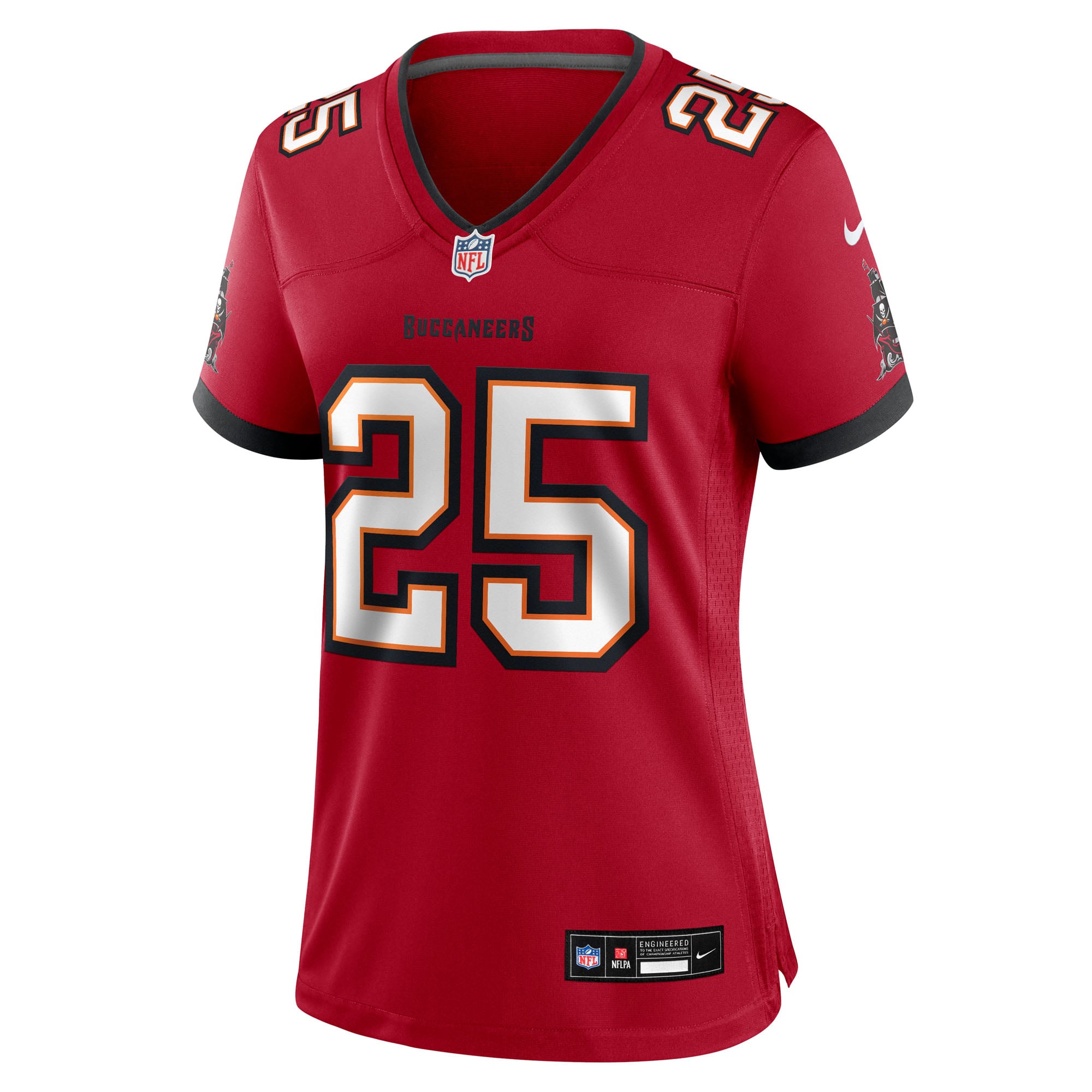 Jacob Parrish Tampa Bay Buccaneers Women's Team Game Jersey - Red - Image 3