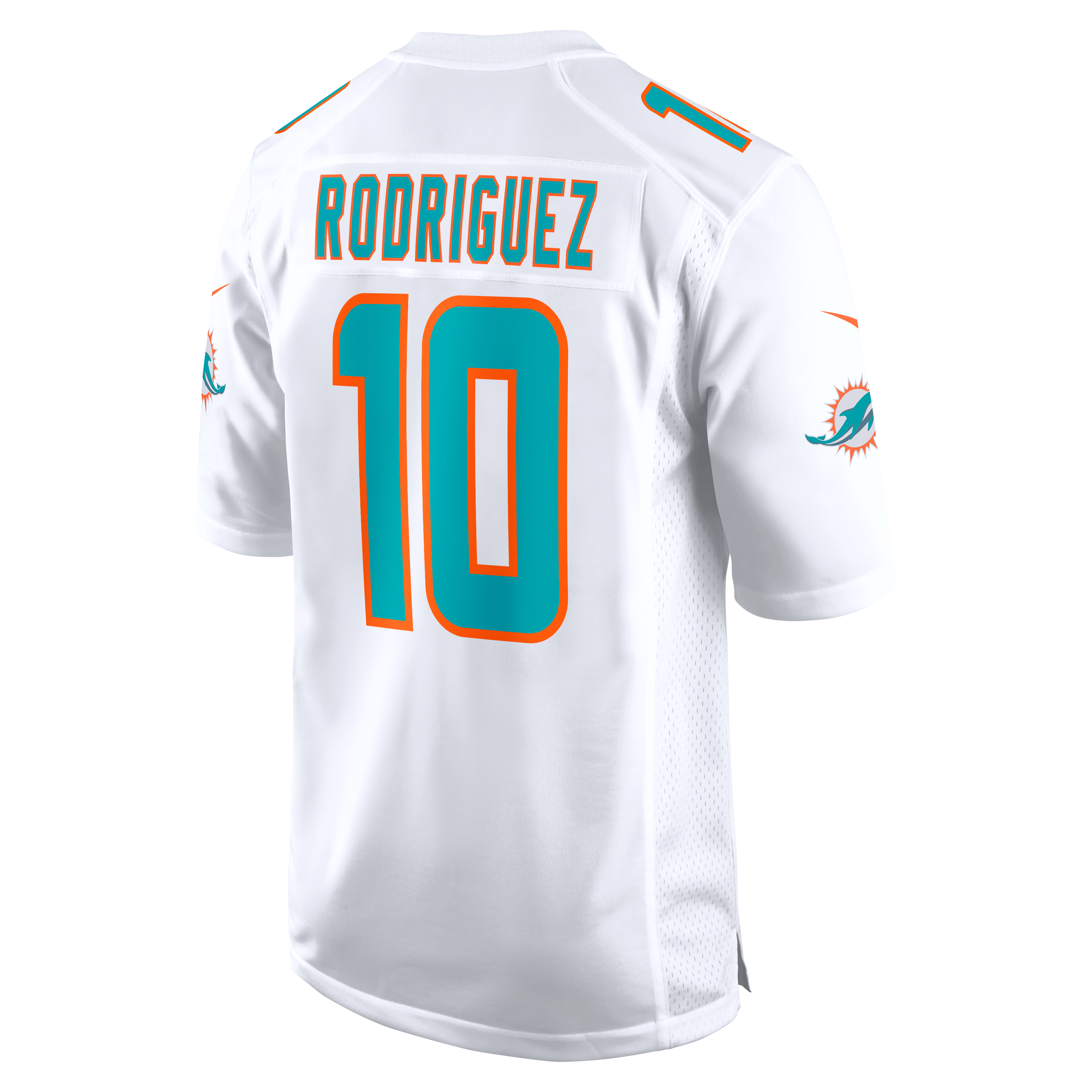 Jacob Rodriguez Miami Dolphins Alternate Game Jersey - White - Image 4