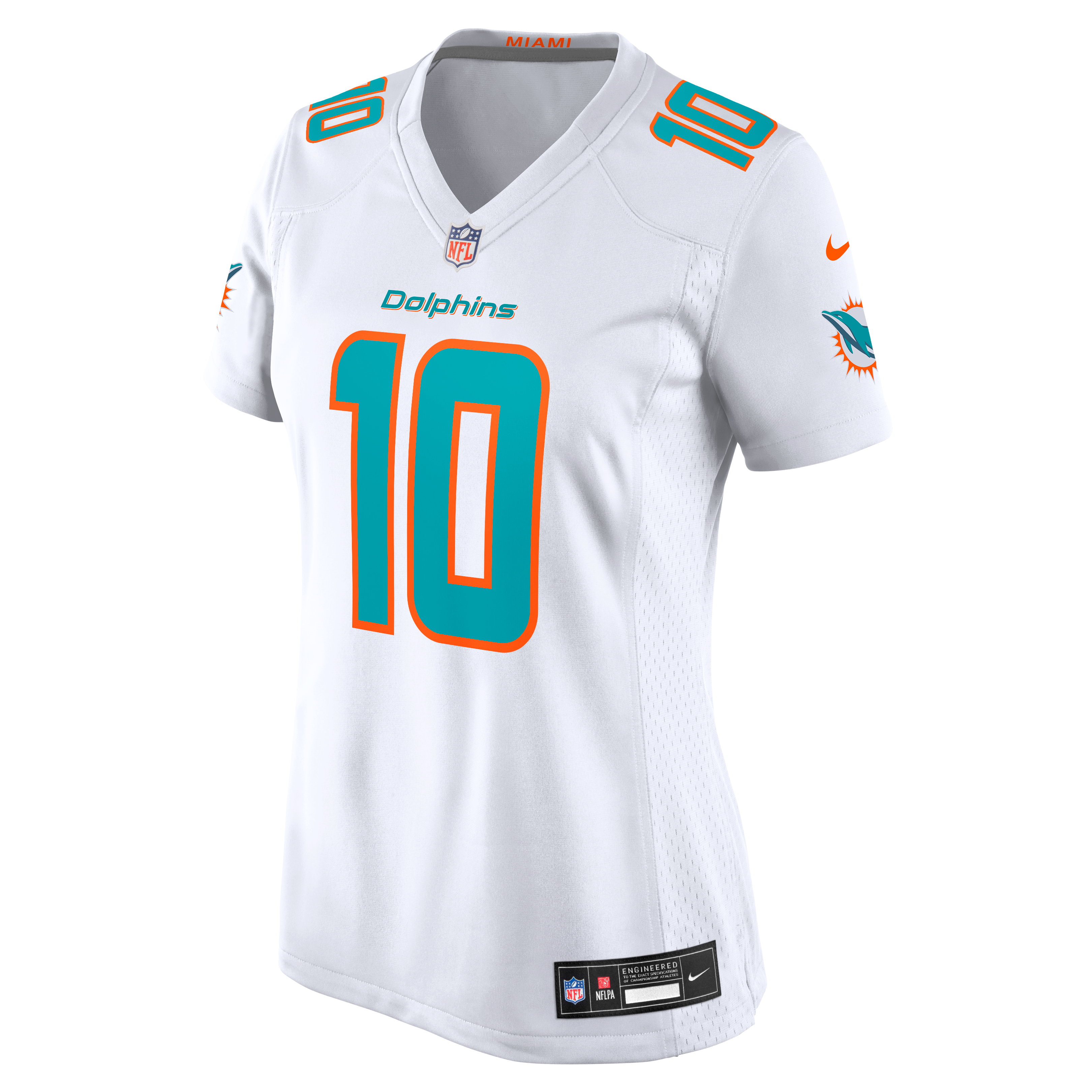 Jacob Rodriguez Miami Dolphins Women's Team Game Jersey - White - Image 7