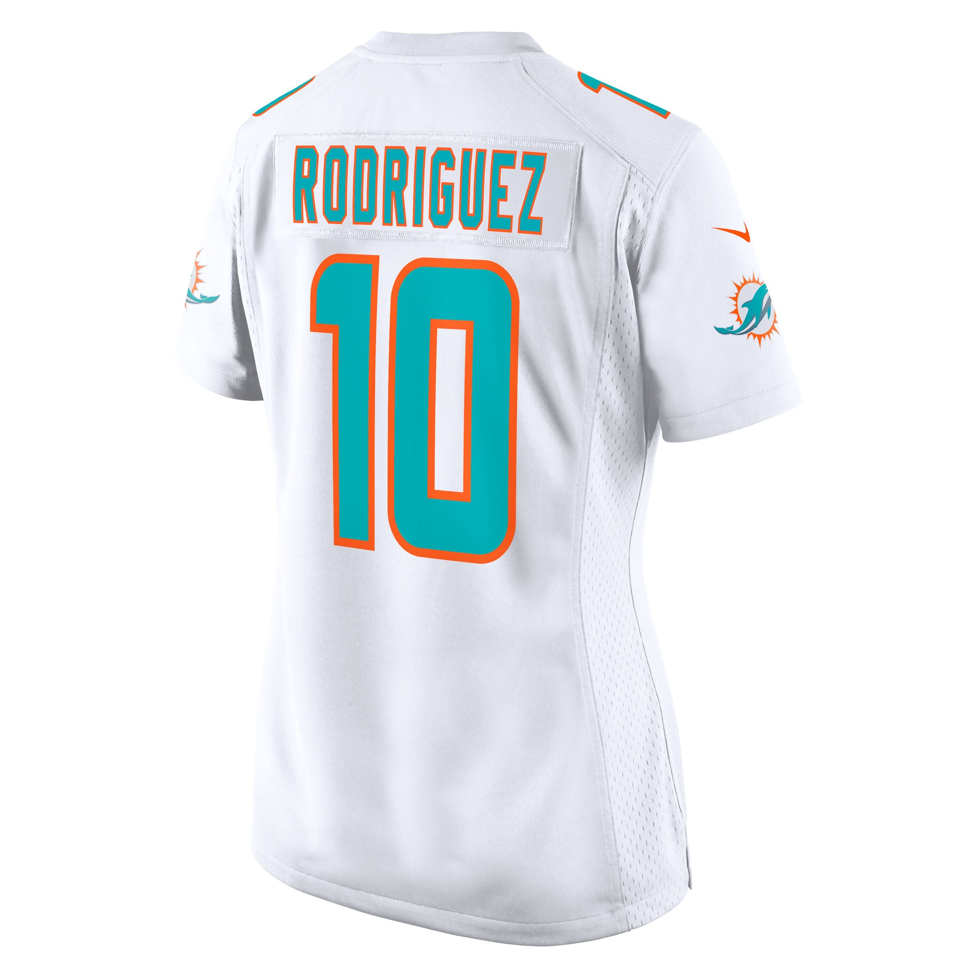 Jacob Rodriguez Miami Dolphins Women's Team Game Jersey - White - Image 8