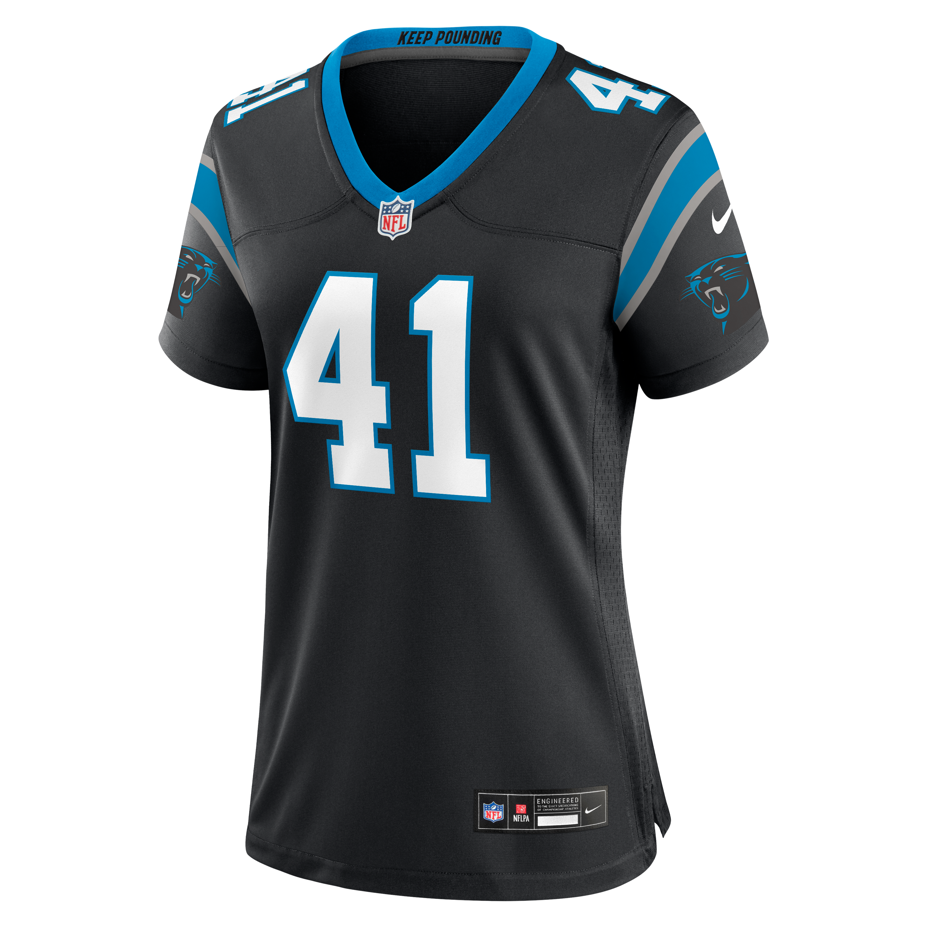 Jacoby Windmon Carolina Panthers Women's Team Game Jersey - Black - Image 3