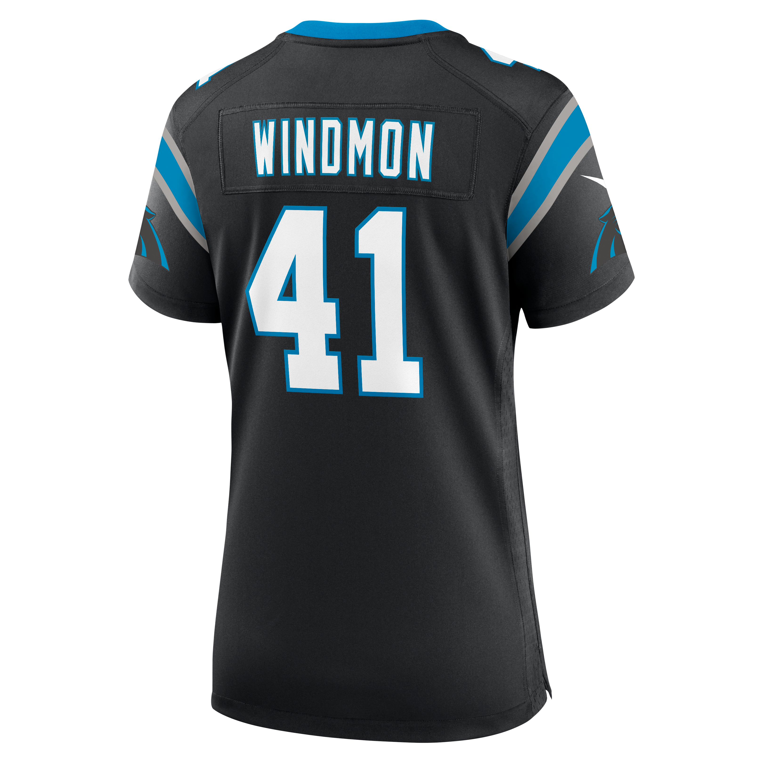 Jacoby Windmon Carolina Panthers Women's Team Game Jersey - Black - Image 4