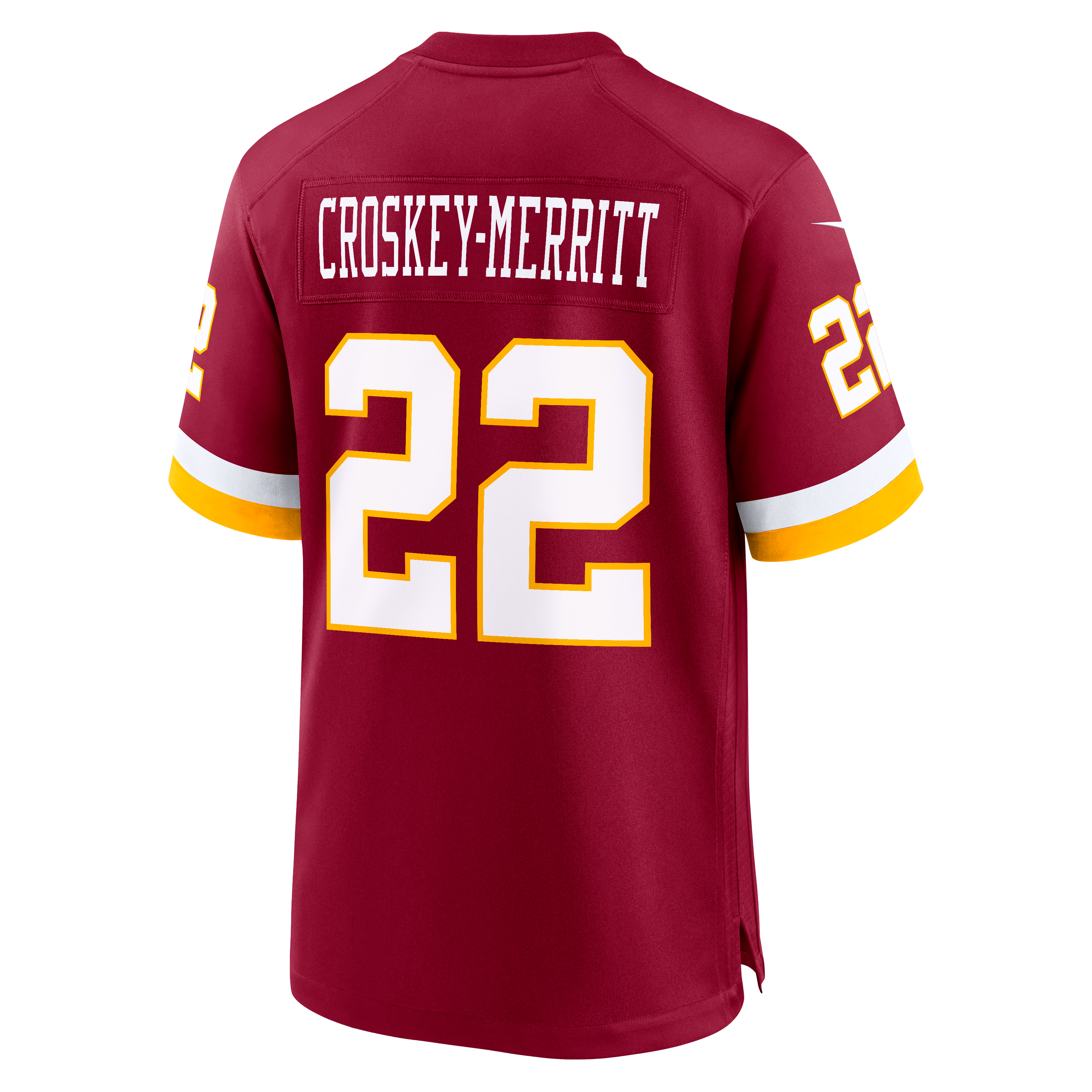 Jacory Croskey-Merritt Washington Commanders Game Jersey - Burgundy - Image 4