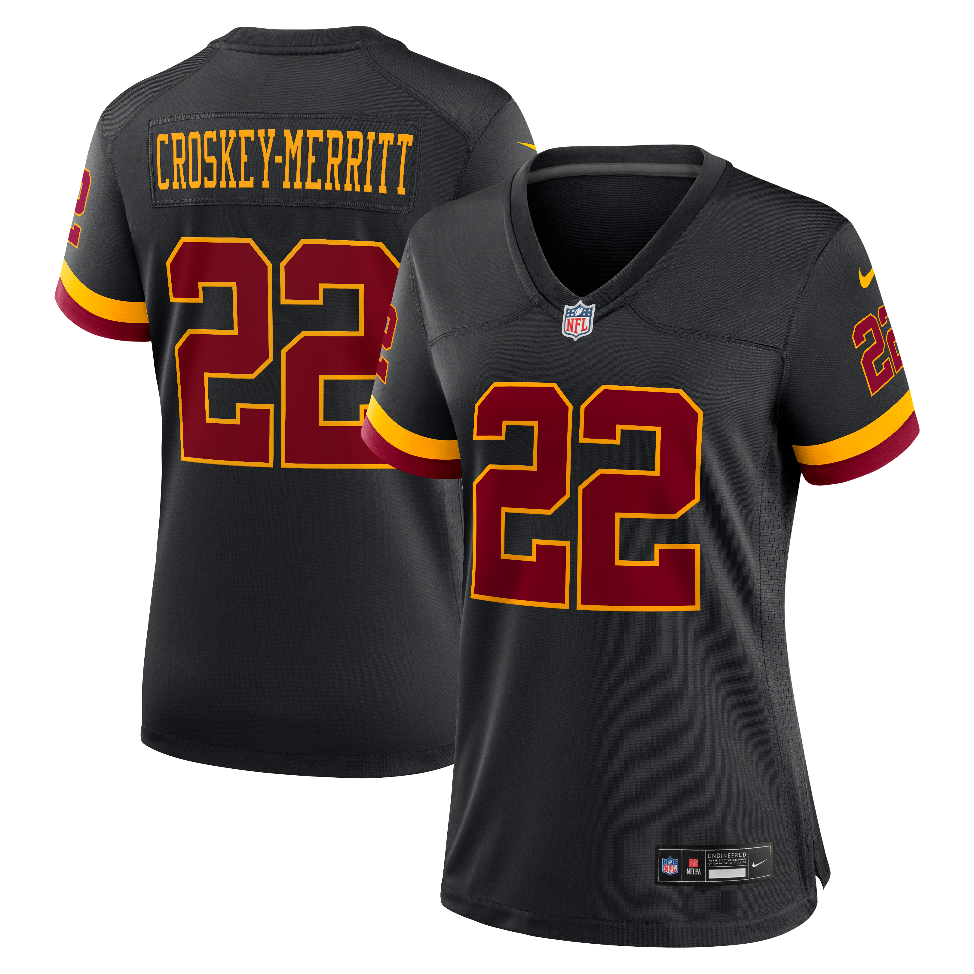 Jacory Croskey-Merritt Washington Commanders Women's Game Jersey - Black