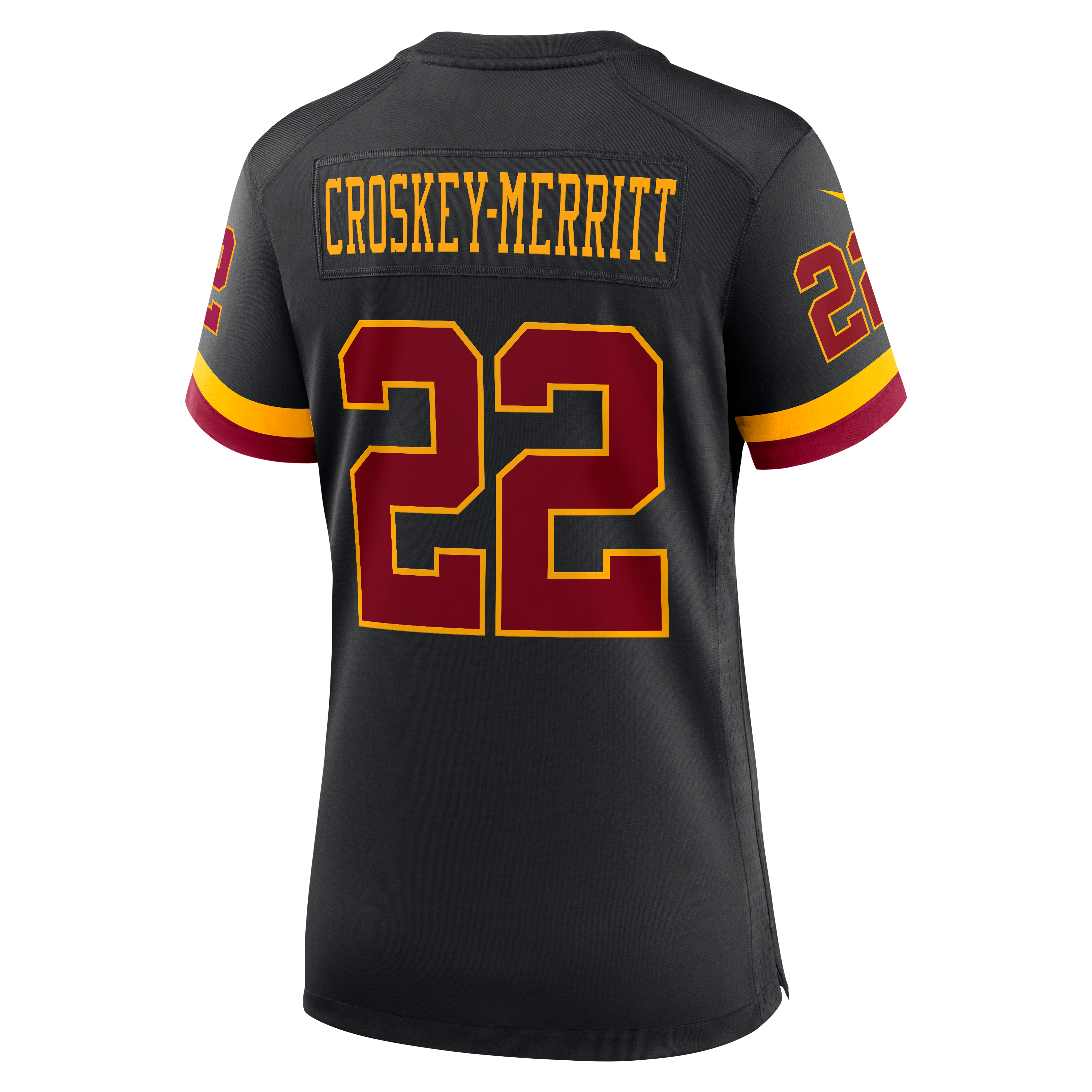 Jacory Croskey-Merritt Washington Commanders Women's Game Jersey - Black - Image 4