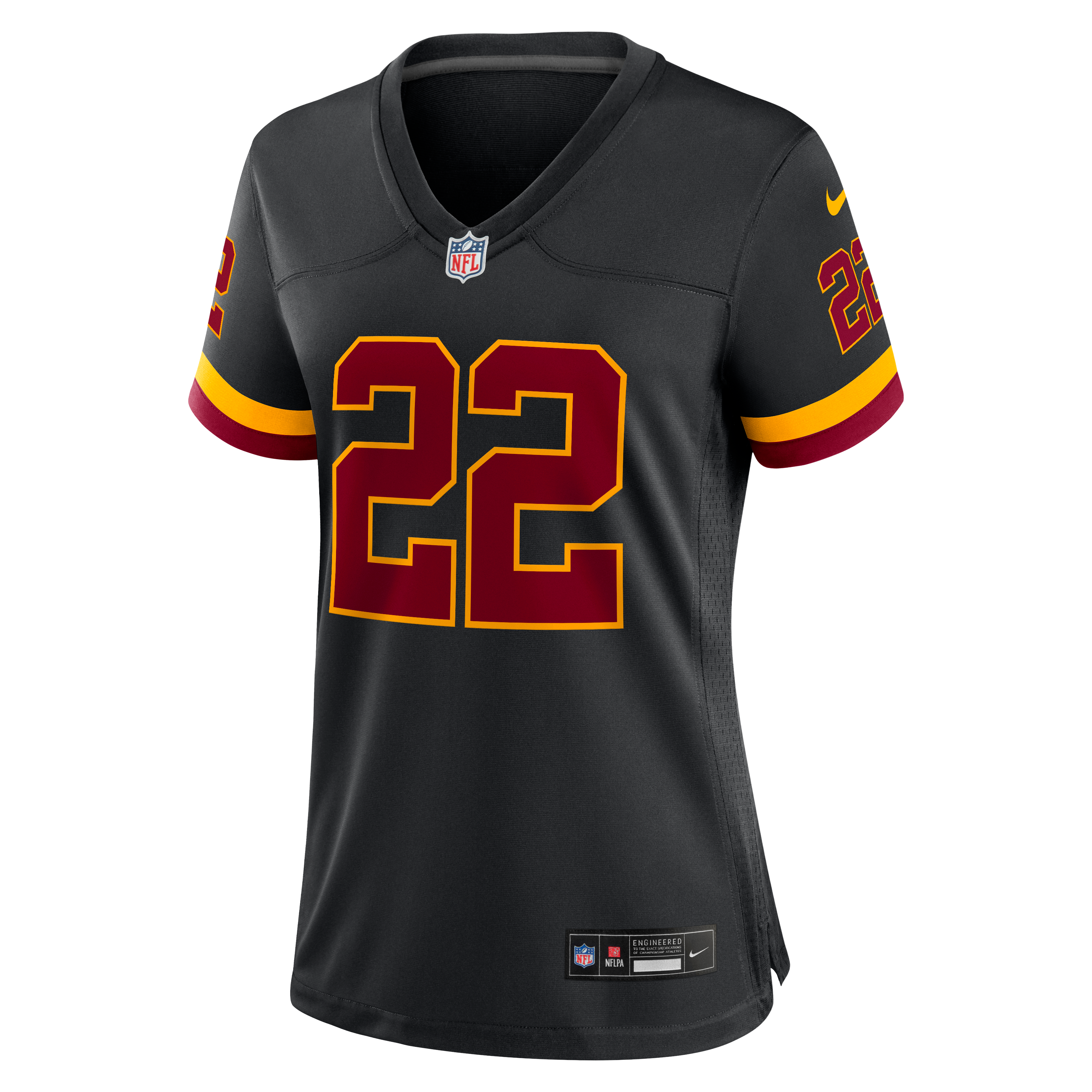 Jacory Croskey-Merritt Washington Commanders Women's Game Jersey - Black - Image 3