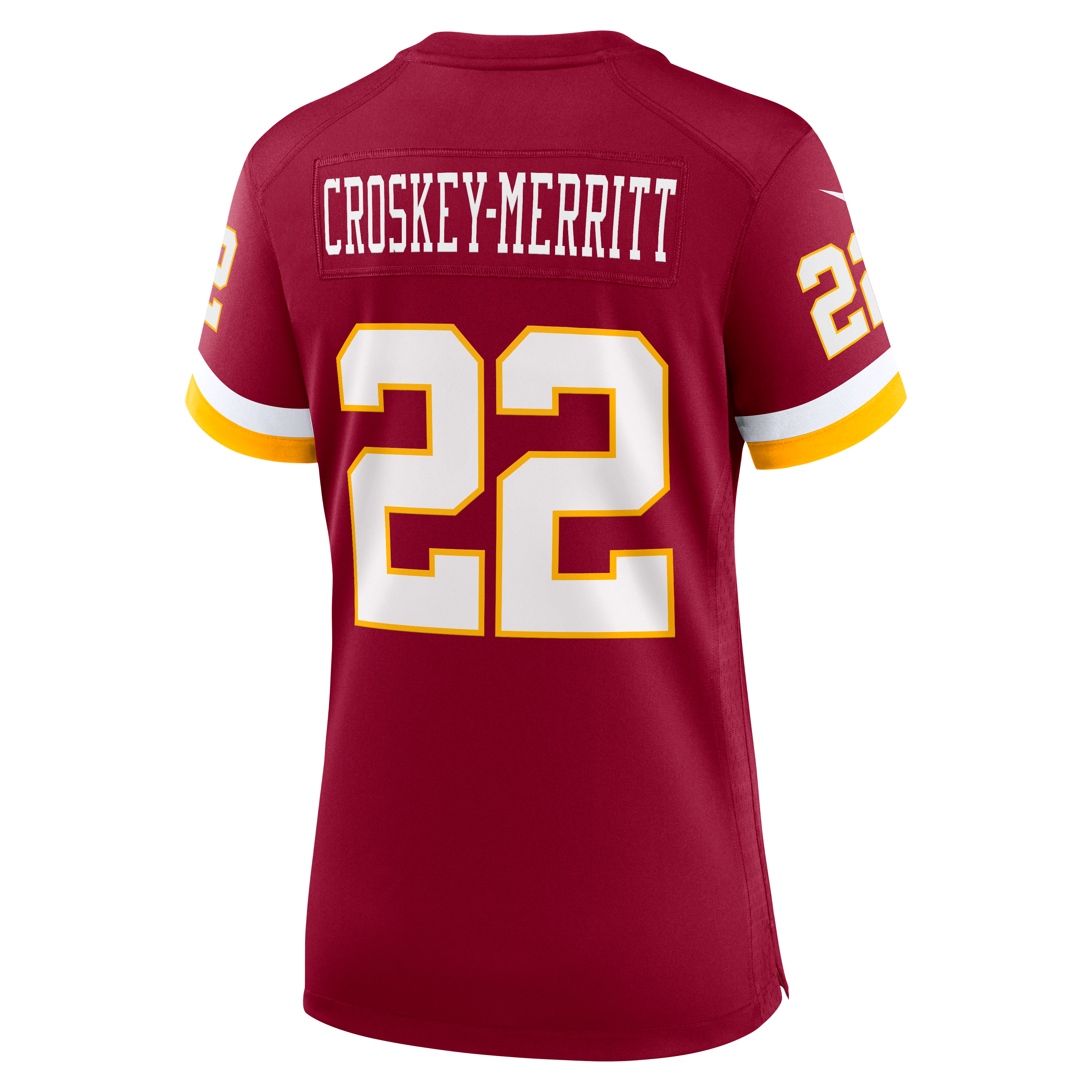 Jacory Croskey-Merritt Washington Commanders Women's Game Super Bowl Era Jersey - Burgundy - Image 4