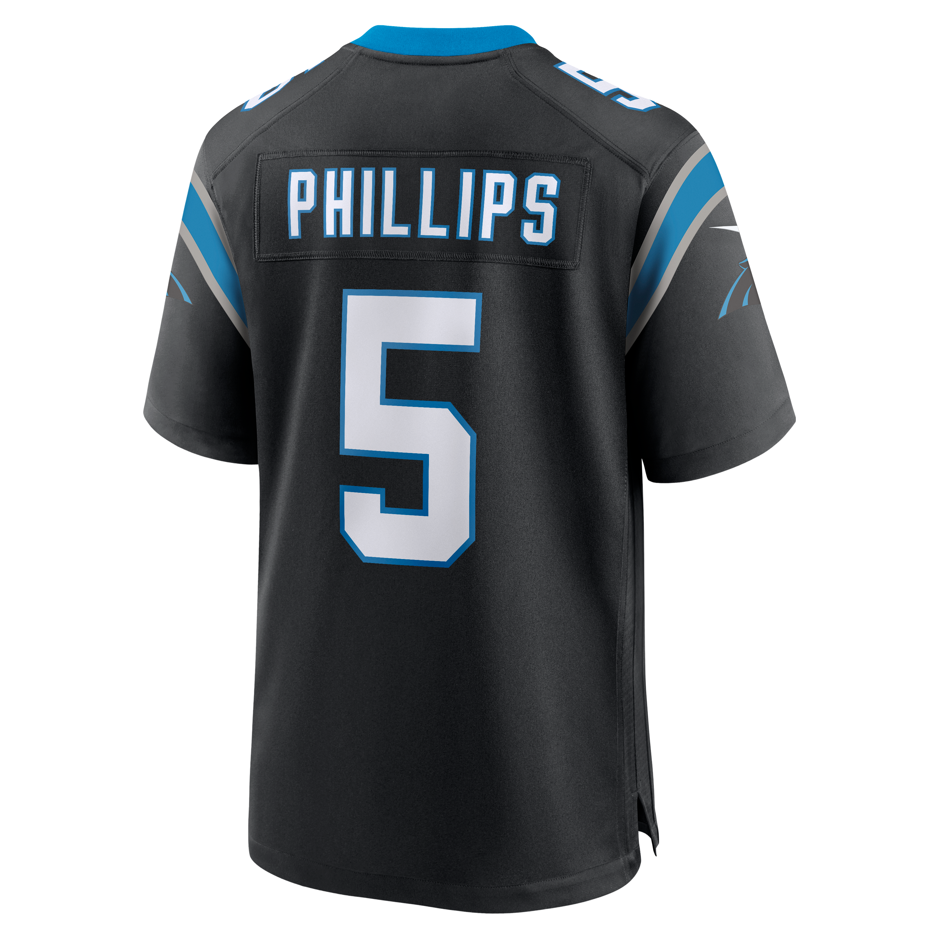Jaelan Phillips Carolina Panthers Game Jersey - Black - Image 4