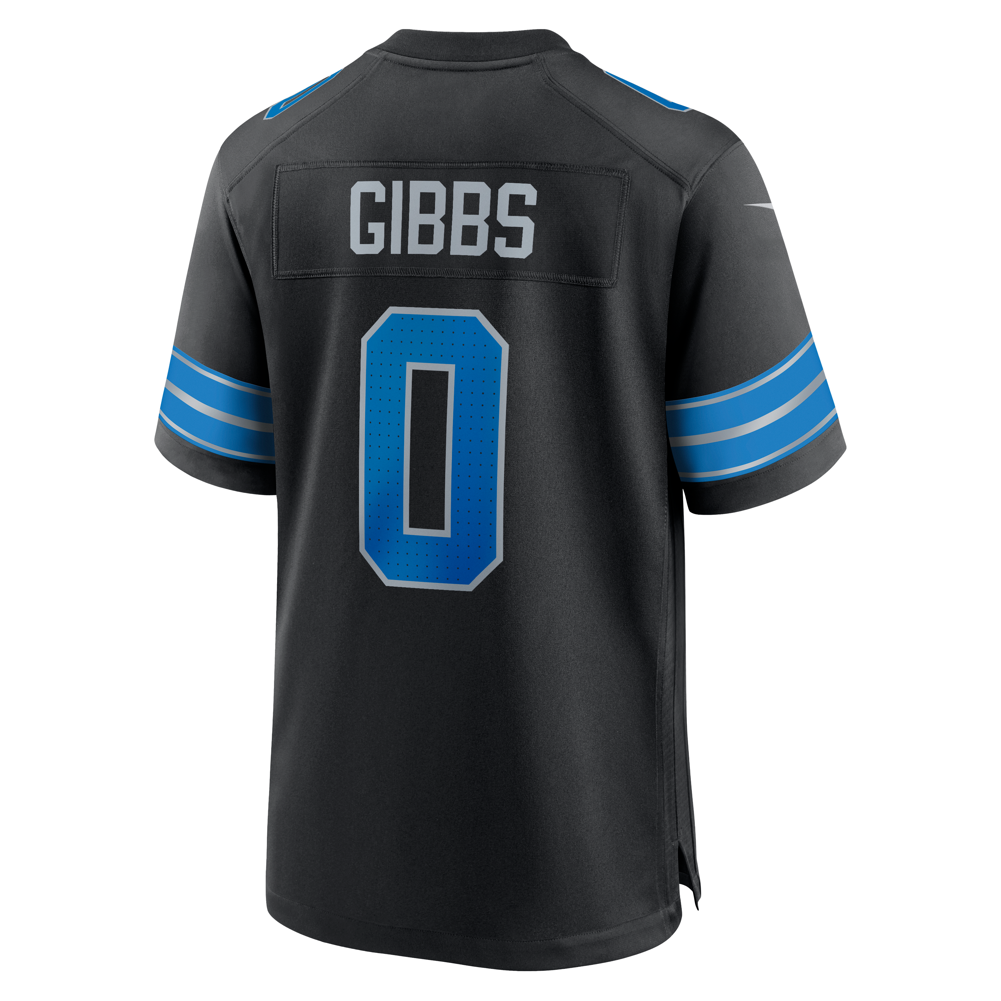 Jahmyr Gibbs Detroit Lions 2nd Alternate Game Player Jersey - Black - Image 9