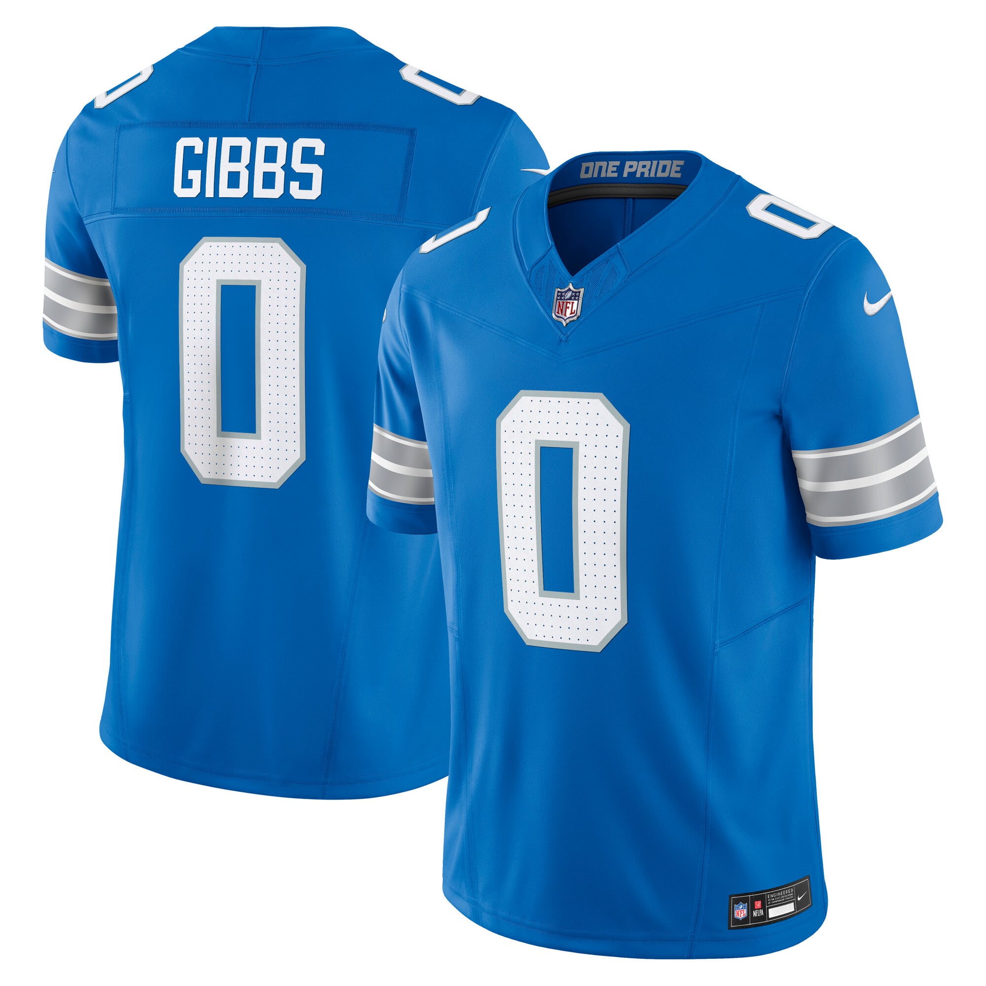 Jahmyr Gibbs Detroit Lions 2nd Alternate Vapor F.U.S.E. Limited Jersey - Blue - Image 2