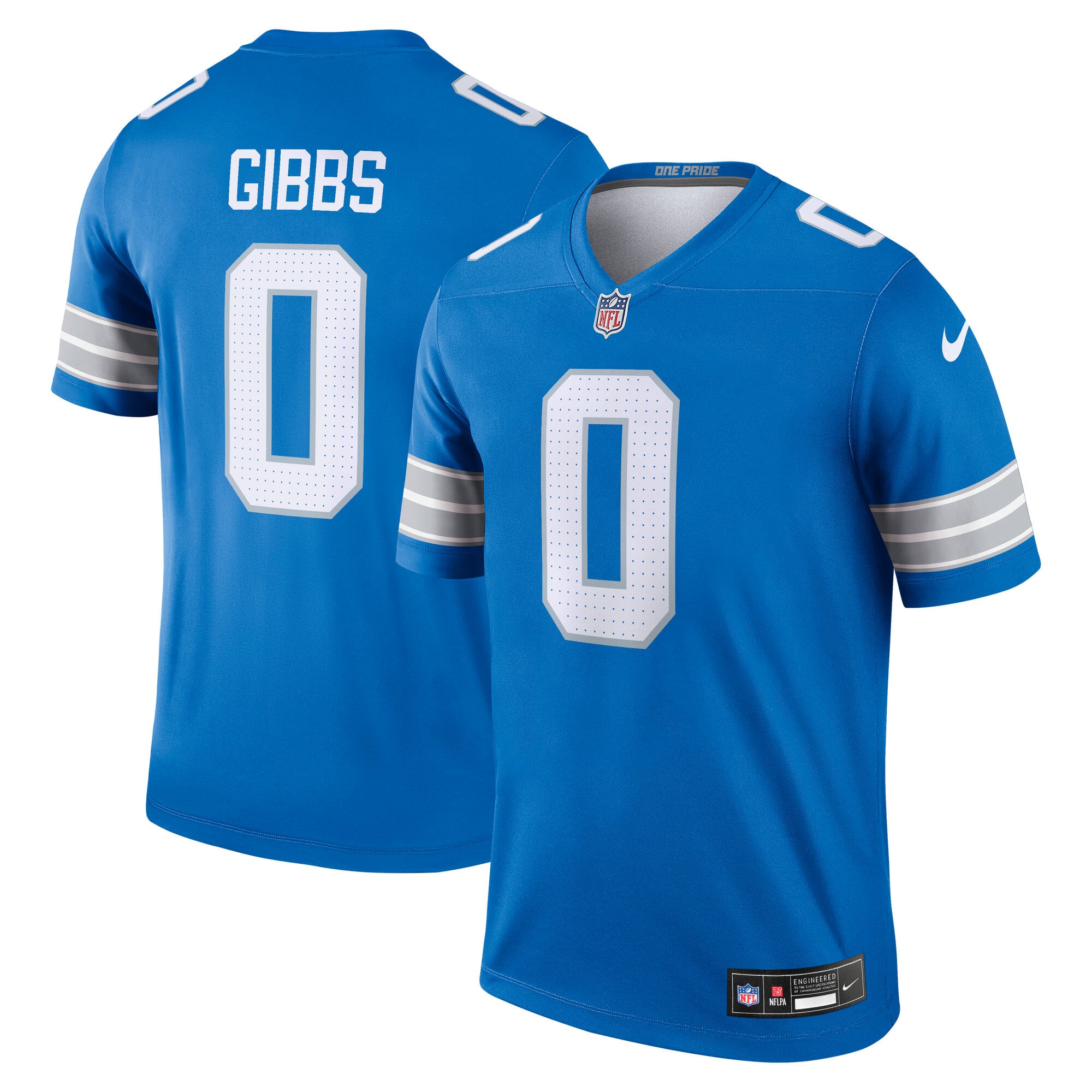 Jahmyr Gibbs Detroit Lions Legend Player Performance Top - Blue - Image 2